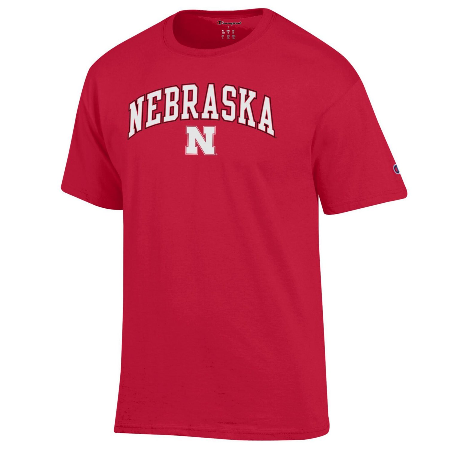 Champion Nebraska Huskers Arch Over Logo T-Shirt - view number 2