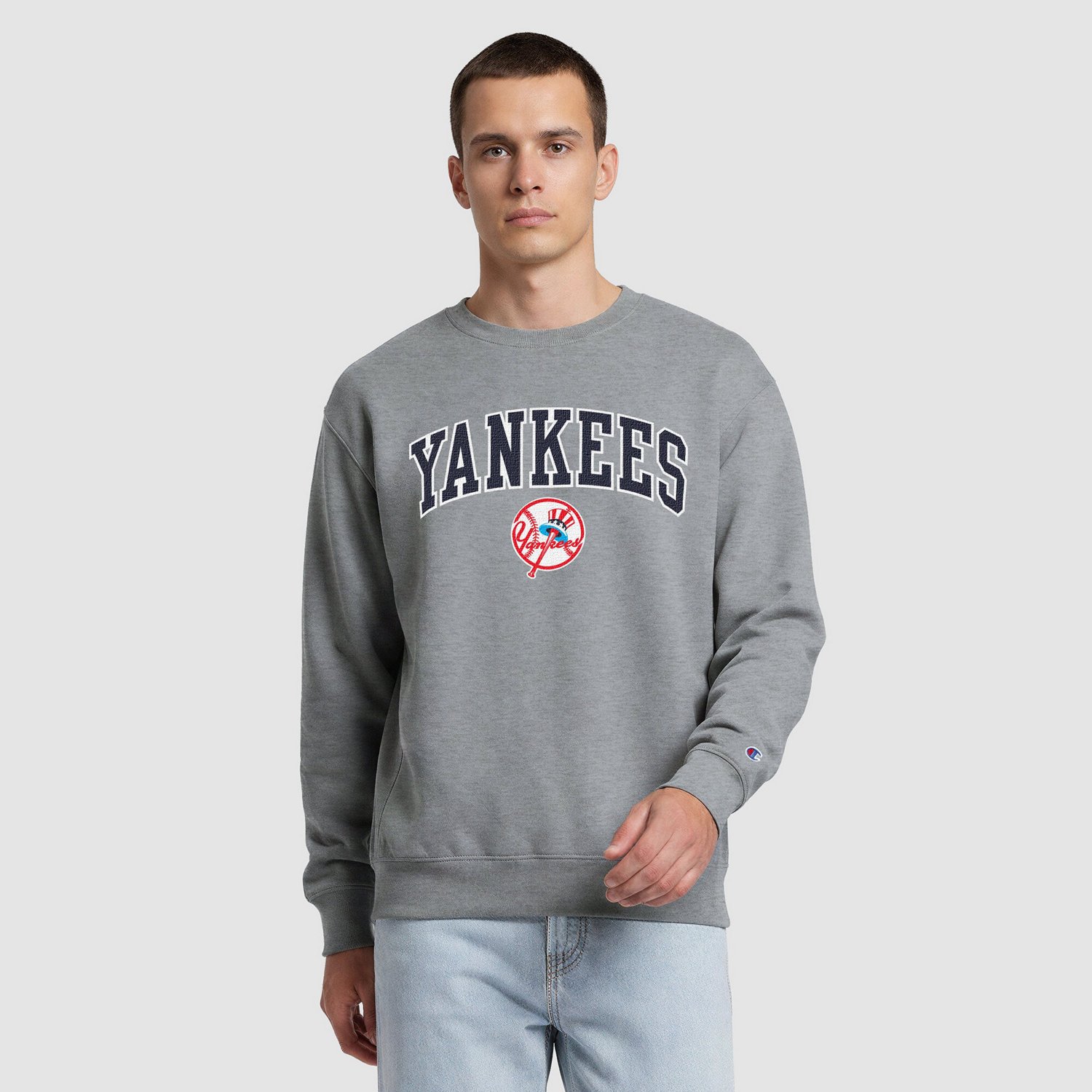 Champion New York Yankees Fleece Crew Sweatshirt