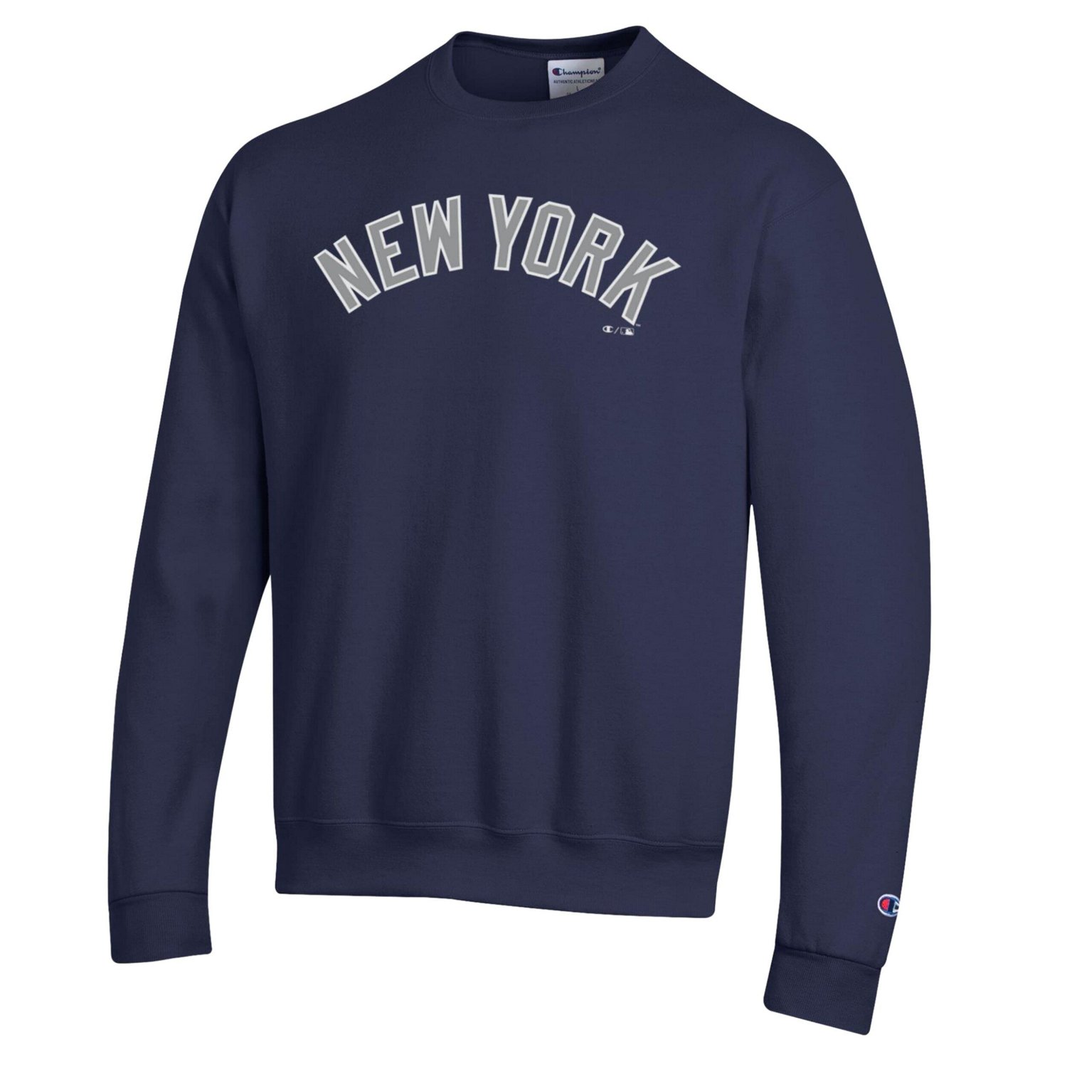 Champion New York Yankees Powerblend Wordmark Sweatshirt - view number 2