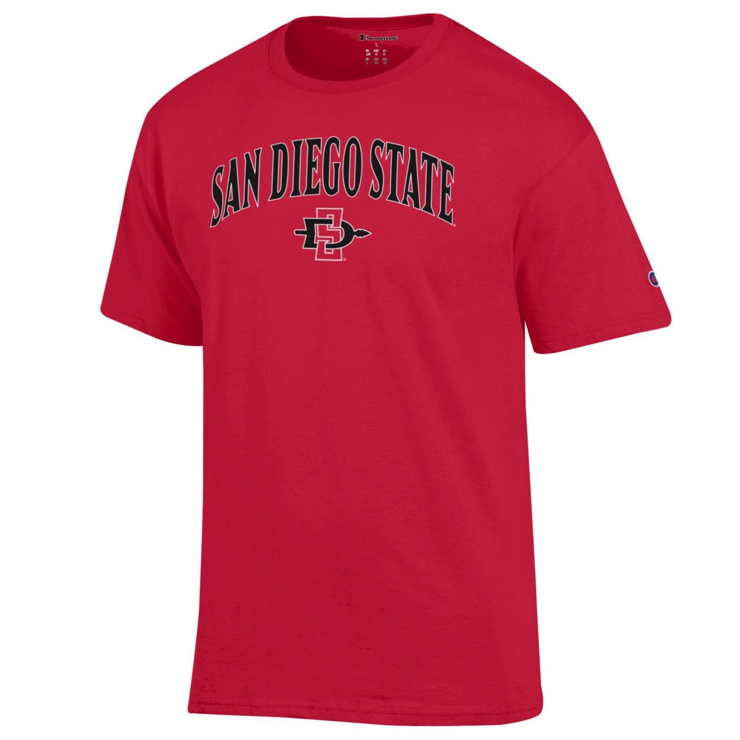 Champion San Diego State Aztecs Arch Over Logo T-Shirt - view number 2