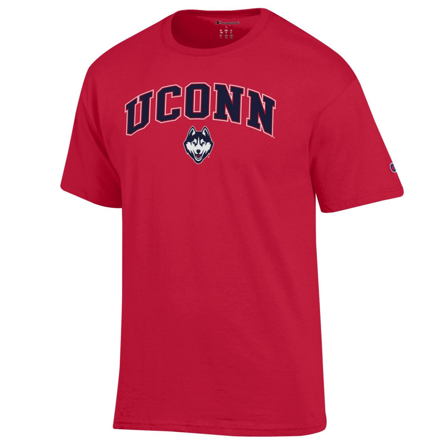 Champion UConn Huskies Arch Over Logo T-Shirt - view number 2