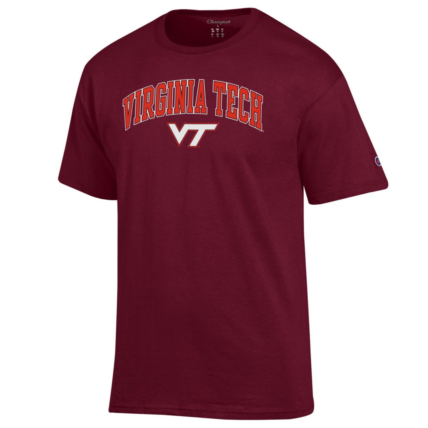 Champion Virginia Tech Hokies Arched Logo T-Shirt - view number 2