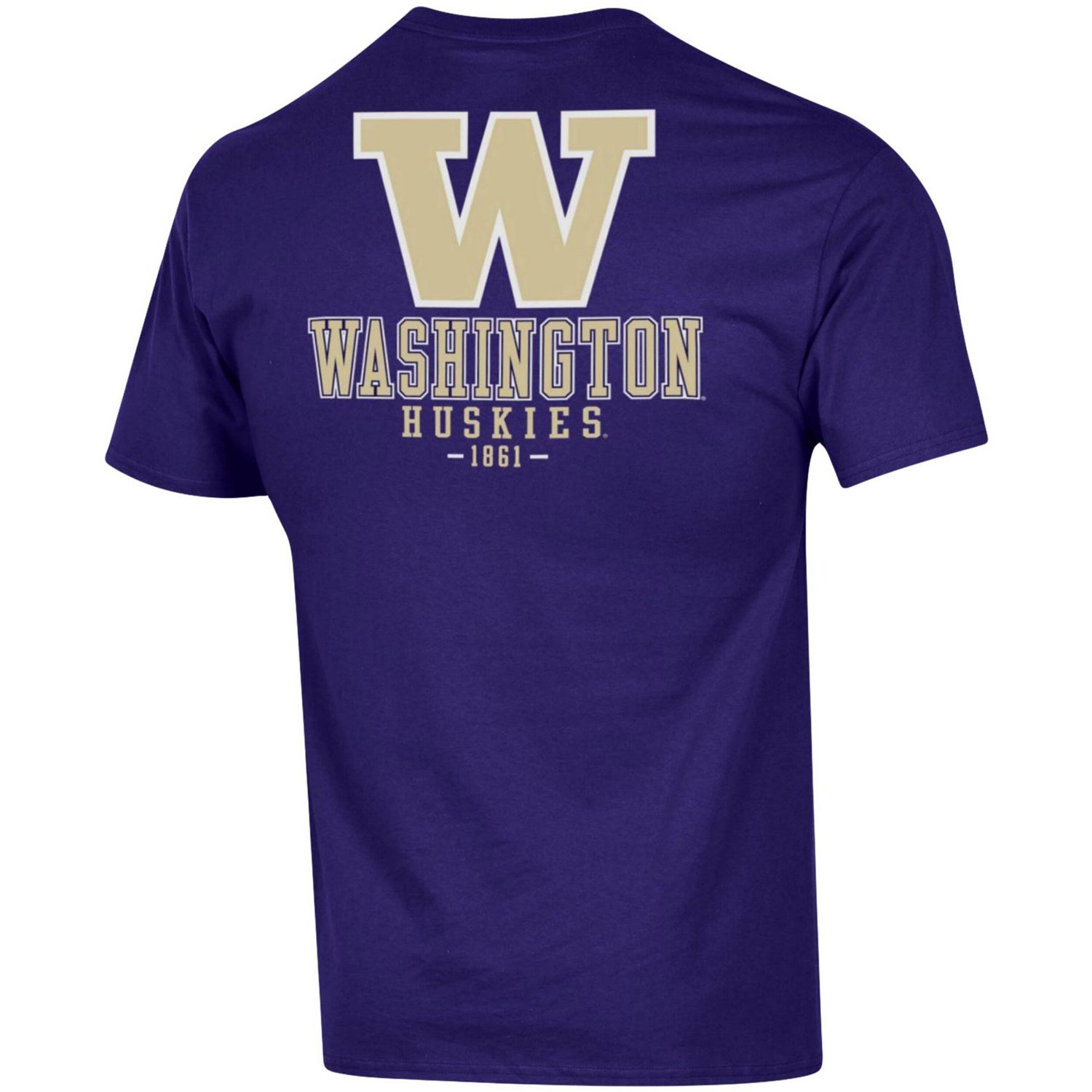 Champion Washington Huskies Stack 2-Hit T-Shirt