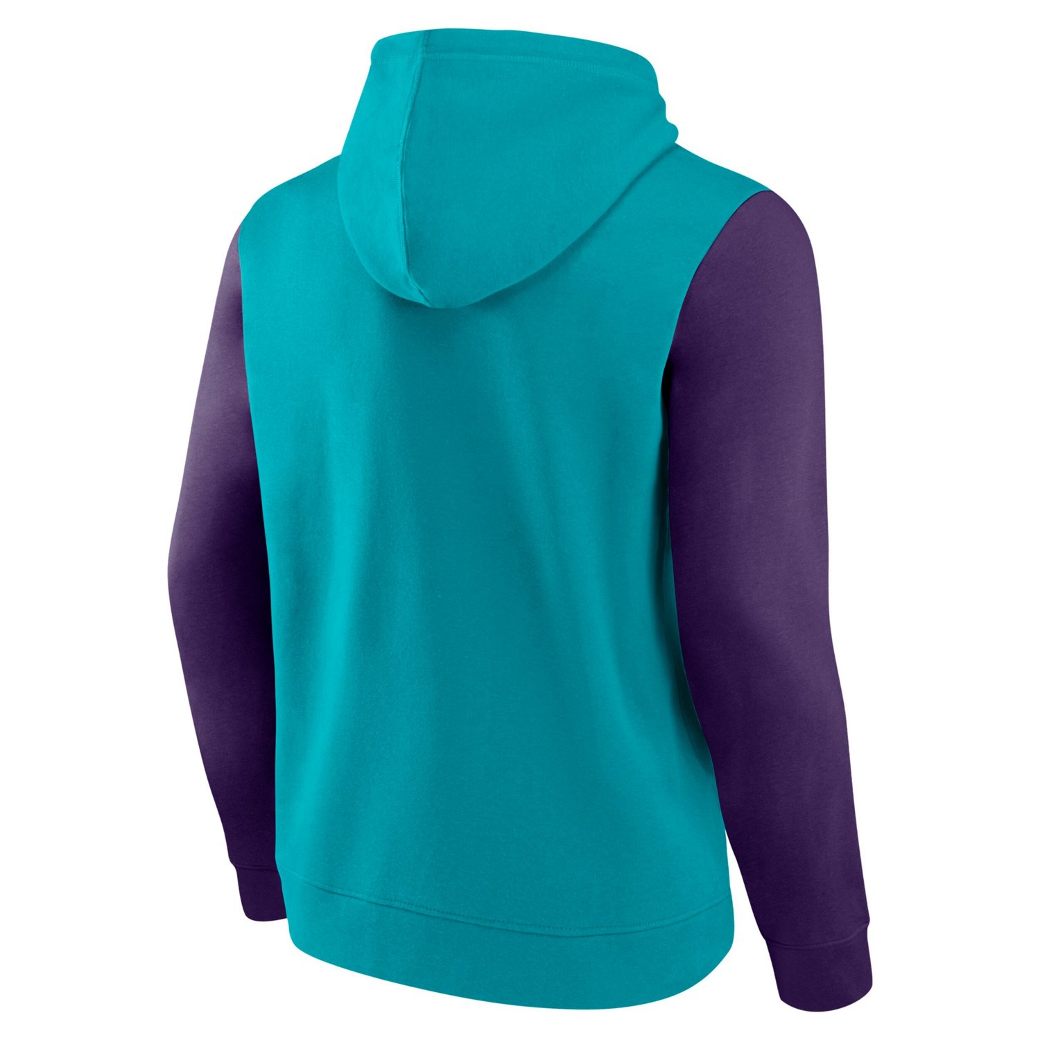 Charlotte Hornets Outline Colorblock Pullover Hoodie - view number 3