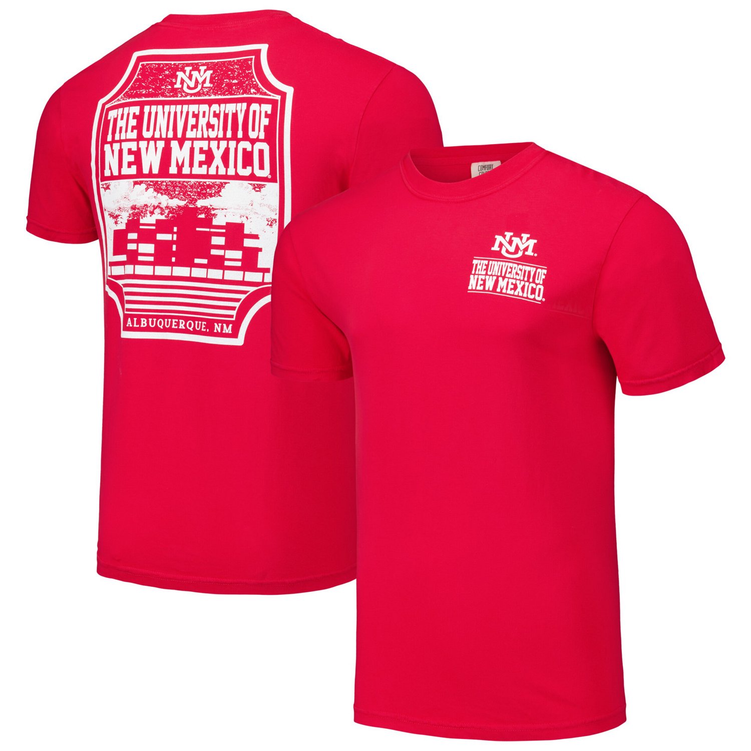 Cherry New Mexico Lobos Logo Campus Icon T-Shirt - view number 1