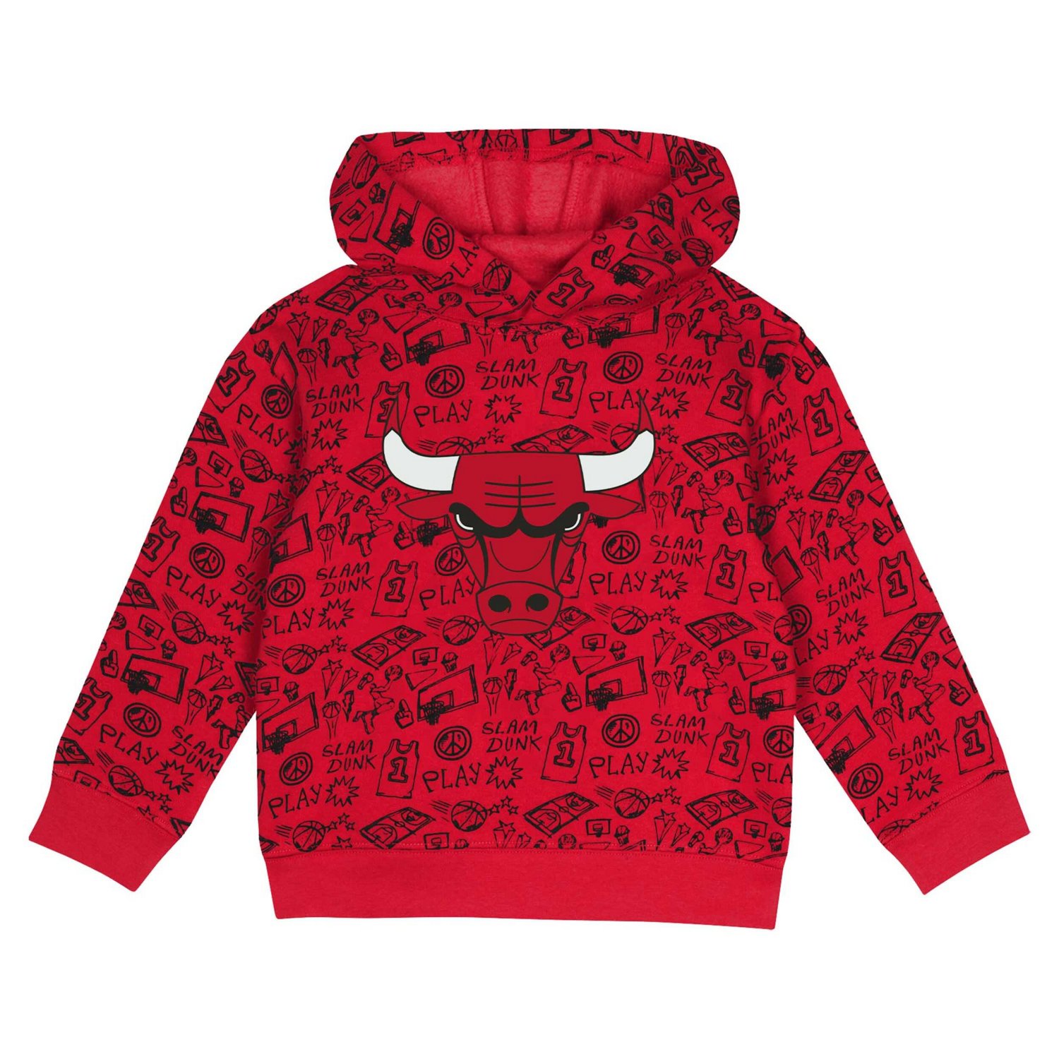 Chicago Bulls Give and Go Pullover Hoodie and Sweatpants Set - view number 2