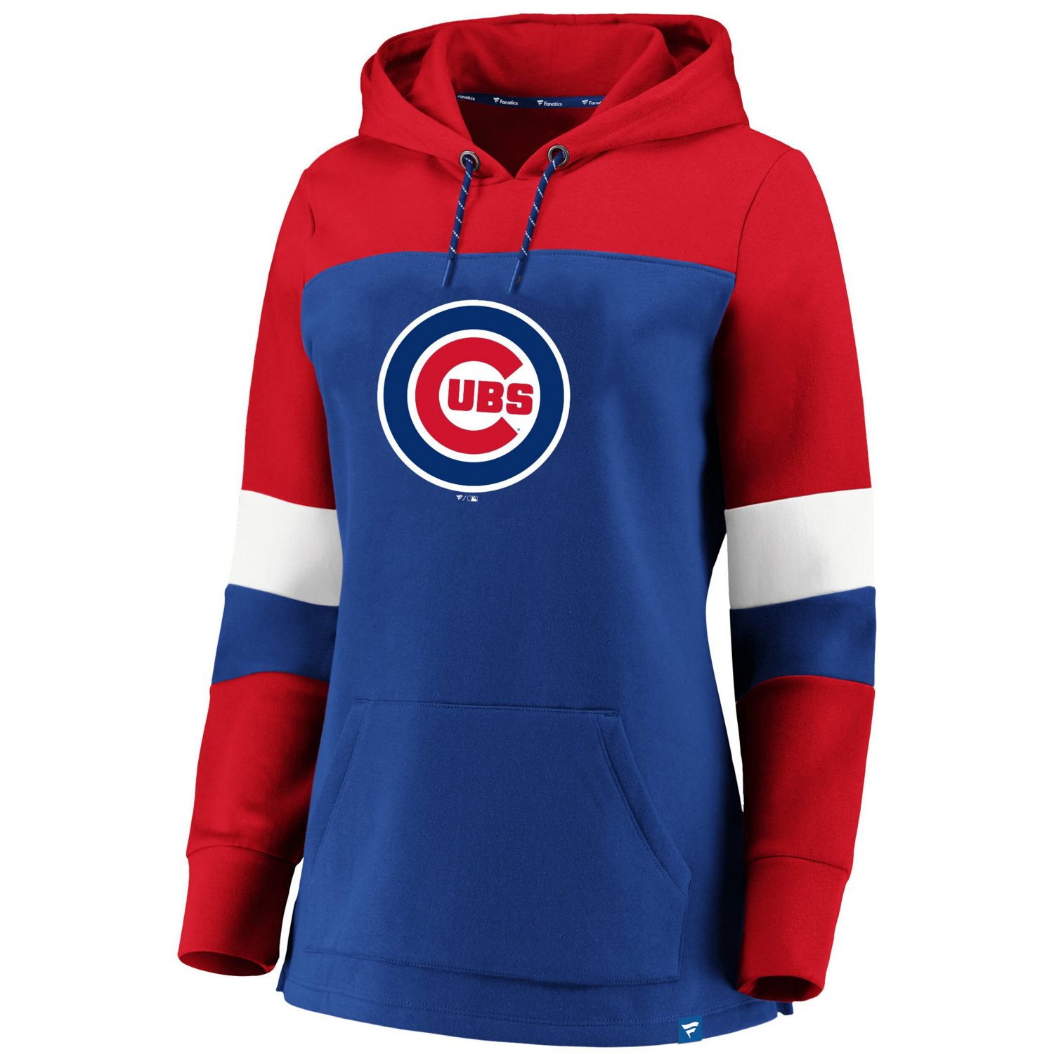 Chicago Cubs Plus Size Colorblock Pullover Hoodie - view number 2