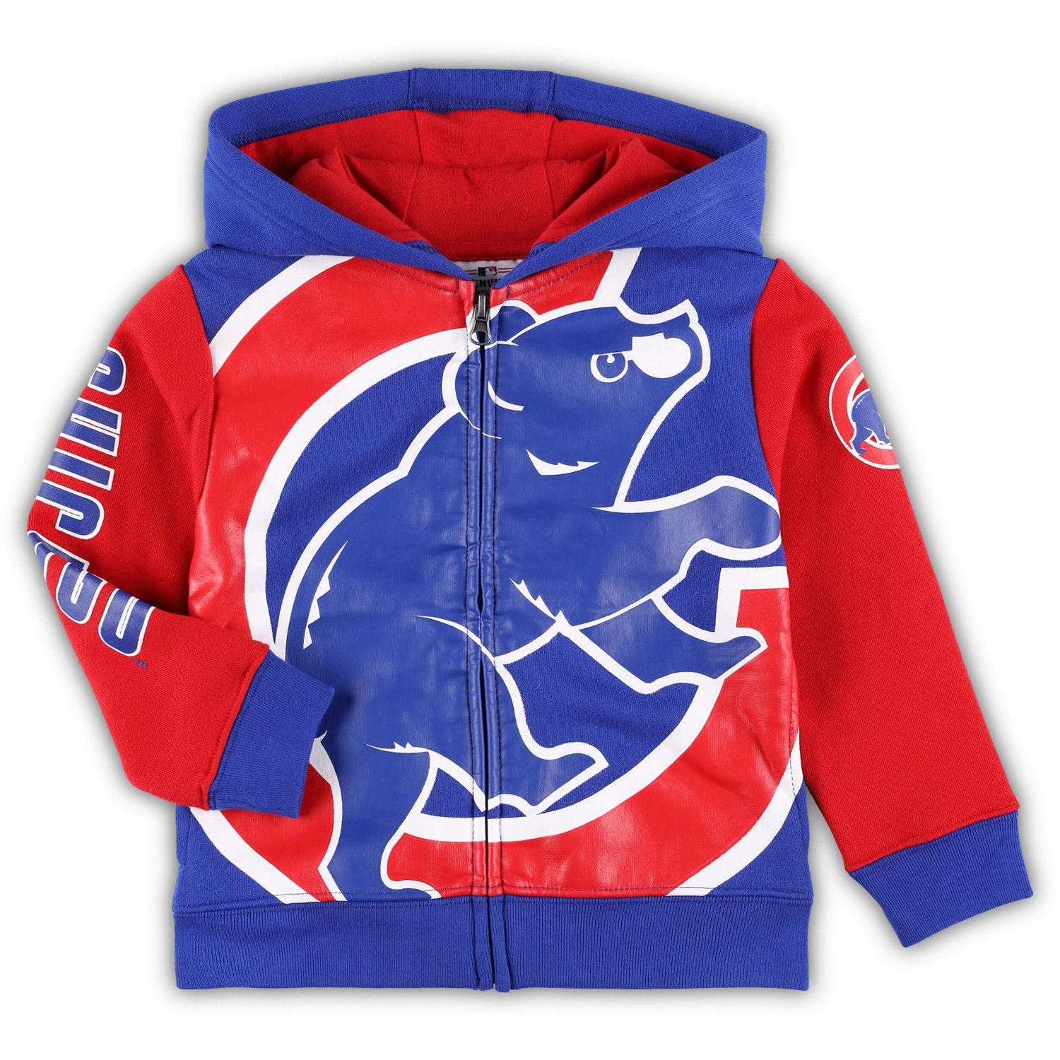 Chicago Cubs Poster Board Full-Zip Hoodie