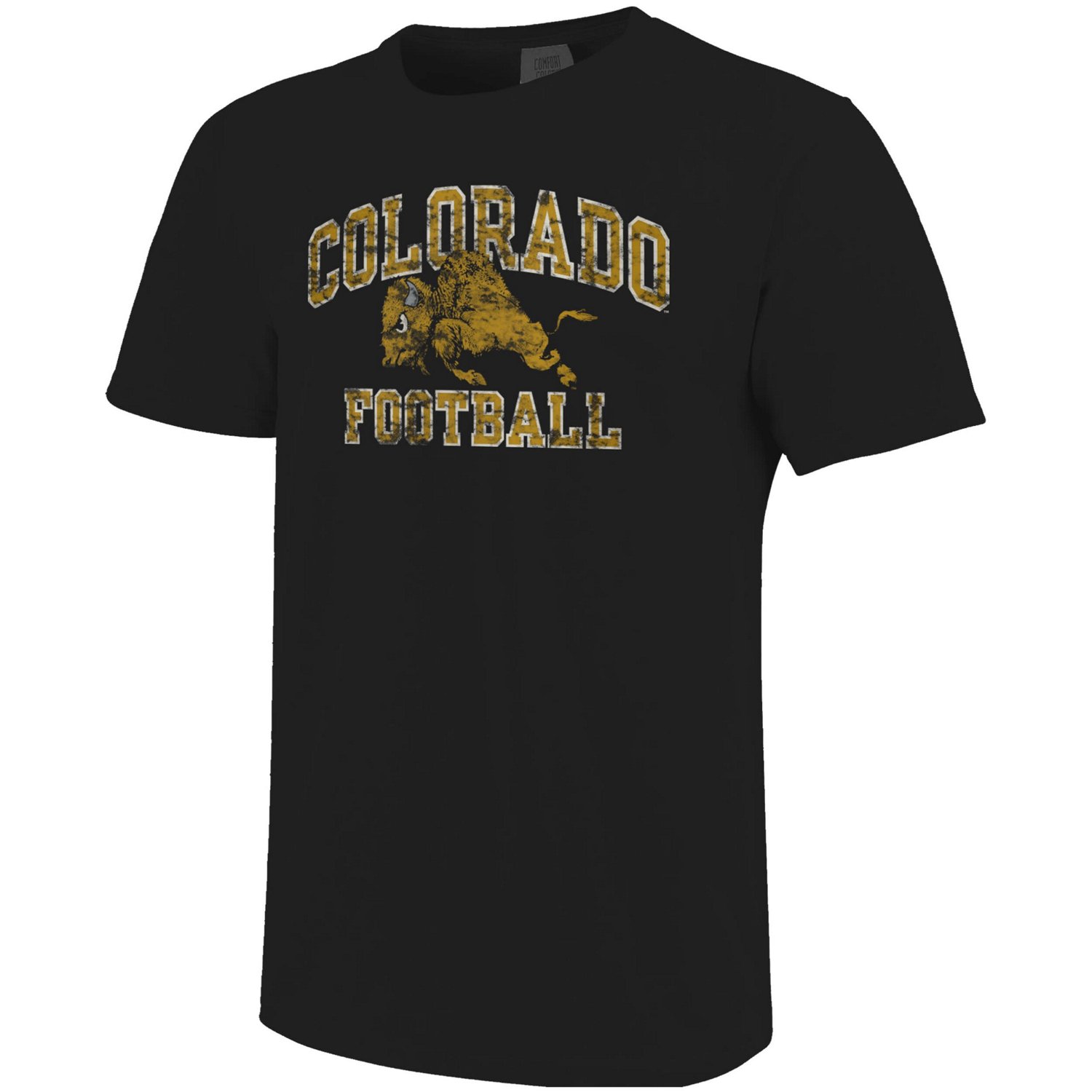 Colorado Buffaloes Football Arch Over Mascot Comfort Colors T-Shirt - view number 2