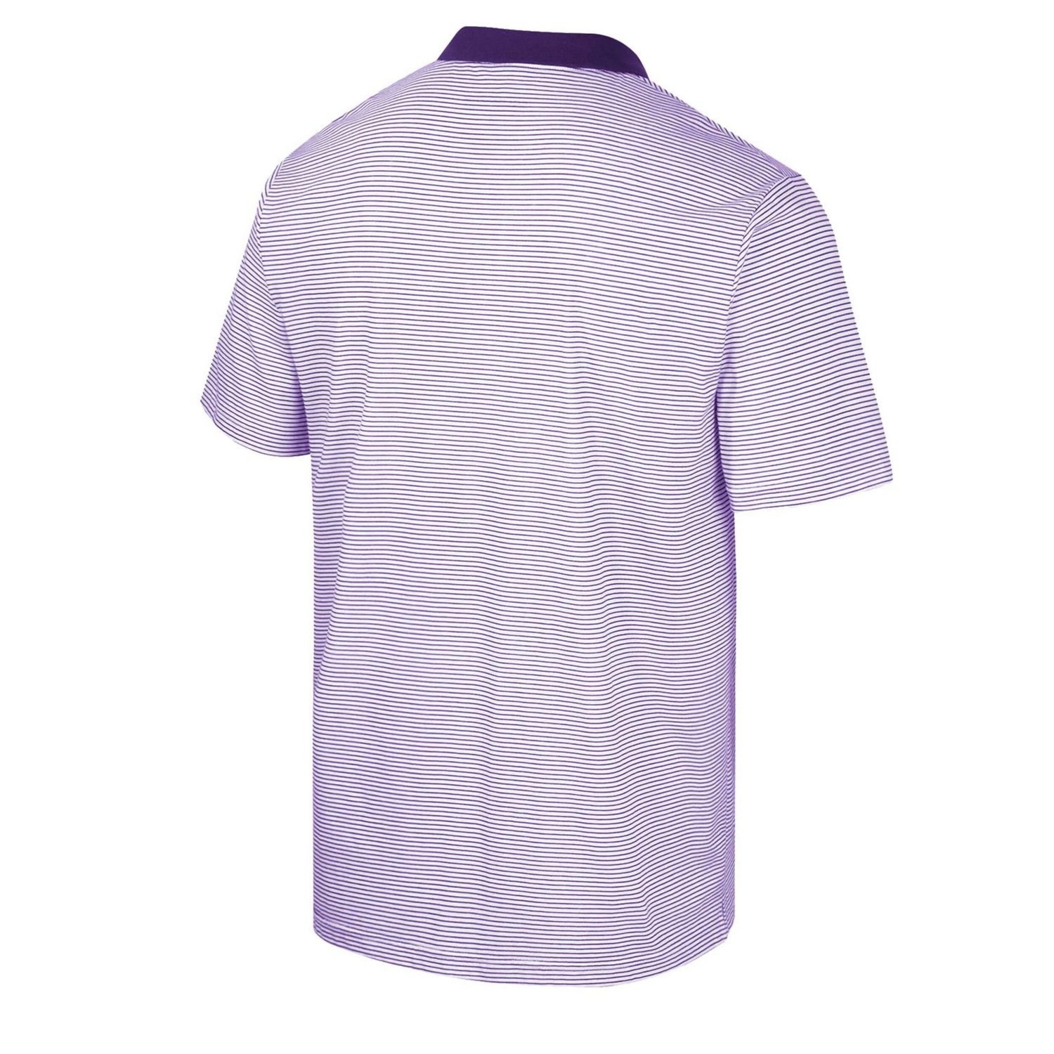 Colosseum /Purple Washington Huskies Print Stripe Polo                                                                           - view number 3