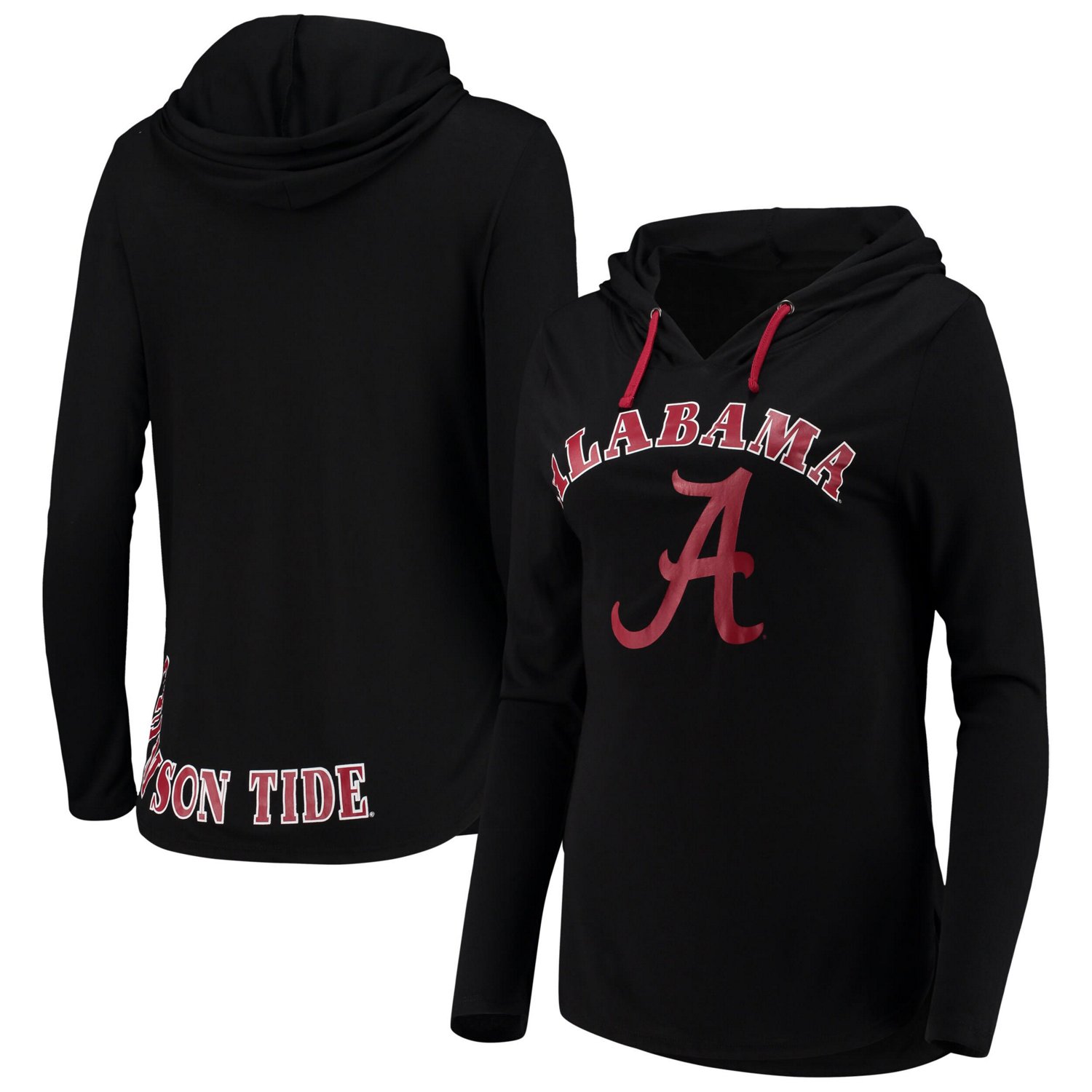 Colosseum Alabama Crimson Tide My Lover Lightweight Hooded Long Sleeve T-Shirt