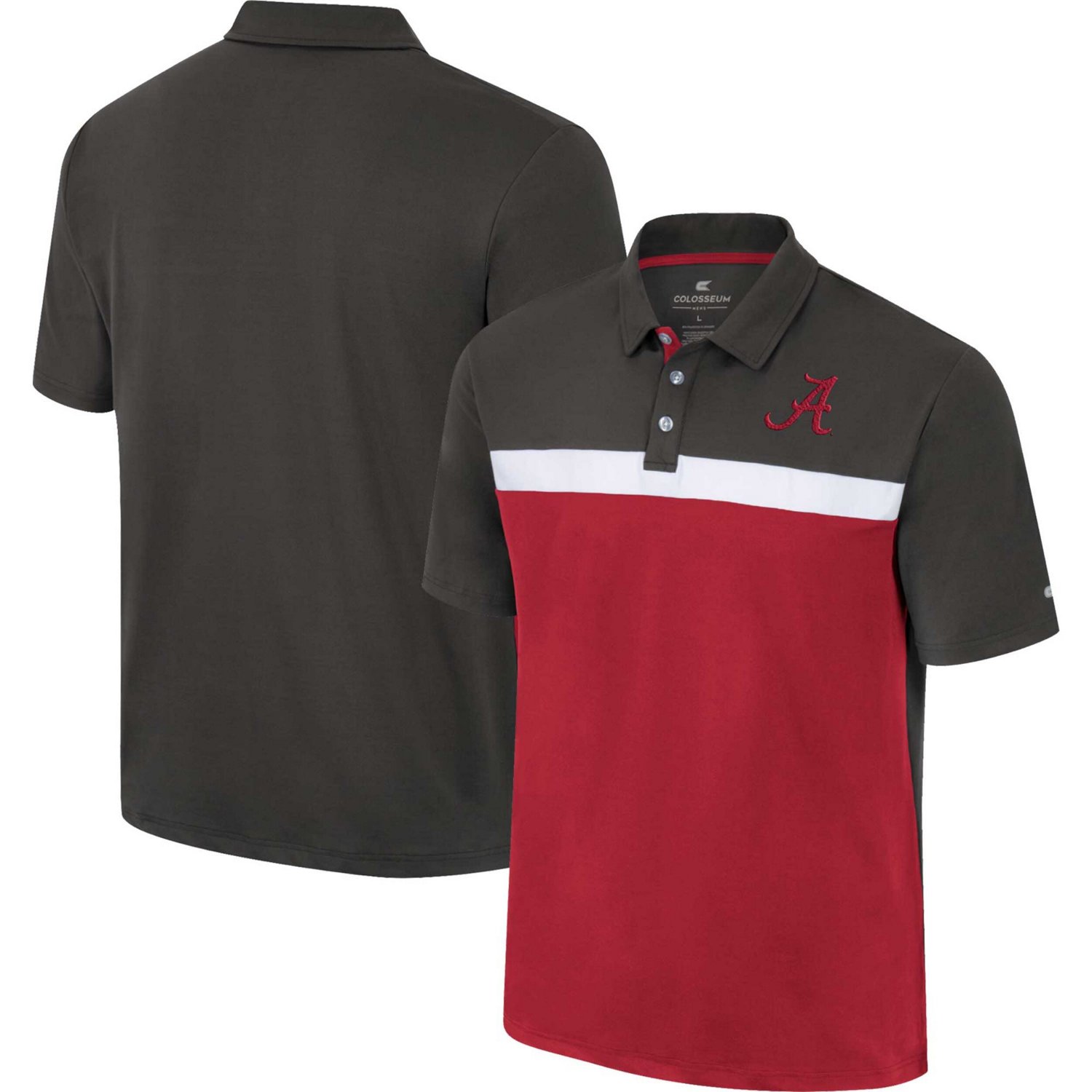 Colosseum Alabama Crimson Tide Two Yutes Polo