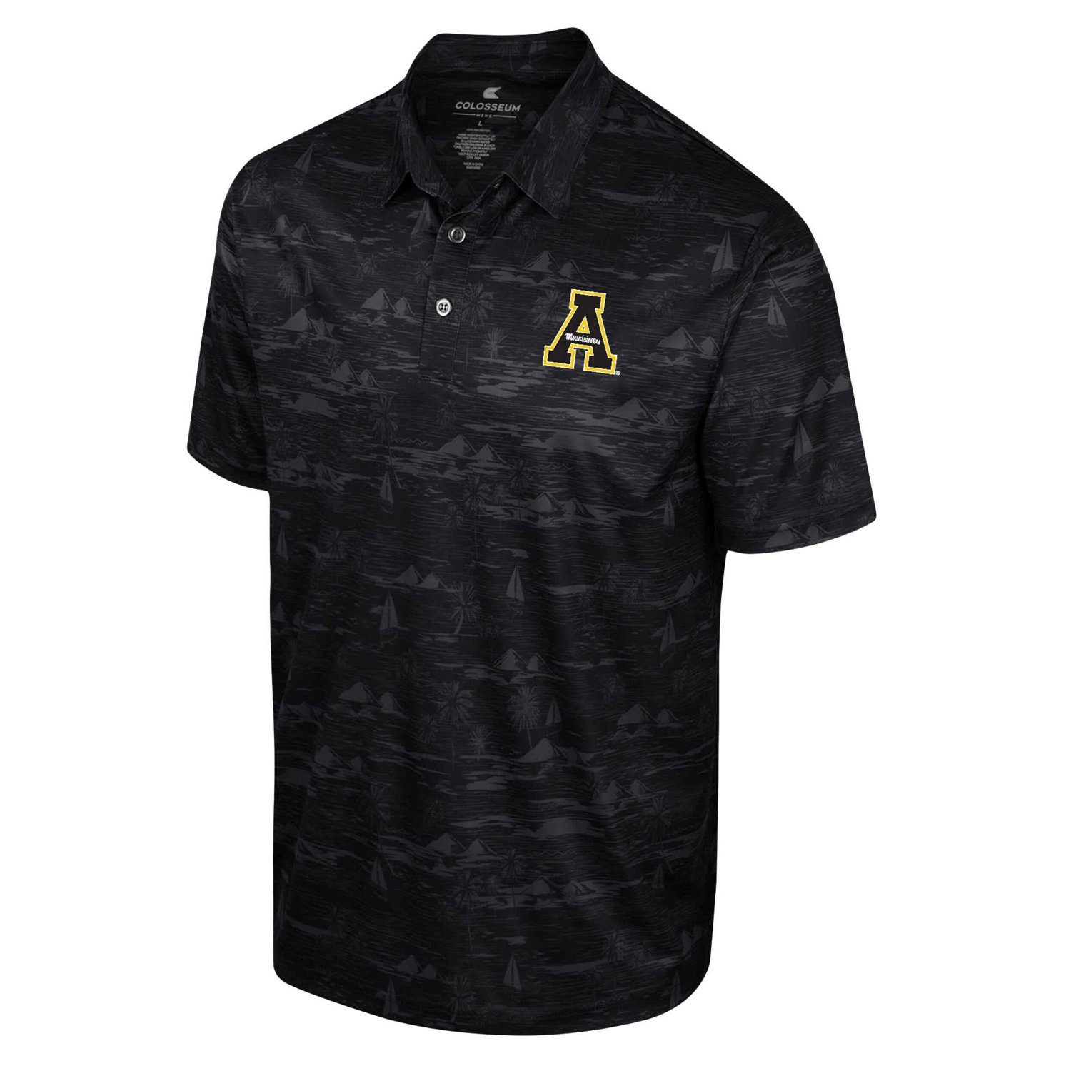 Colosseum Appalachian State Mountaineers Daly Print Polo - view number 2