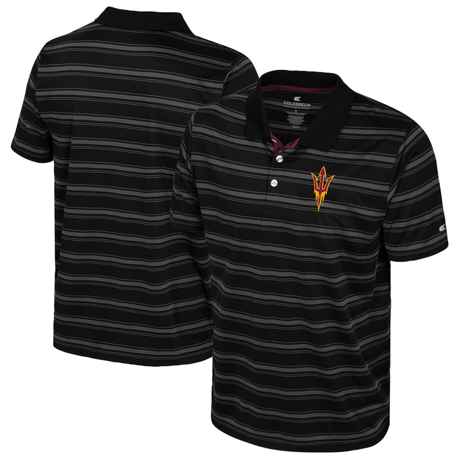 Colosseum Arizona State Sun Devils Milk Steak Polo - view number 1