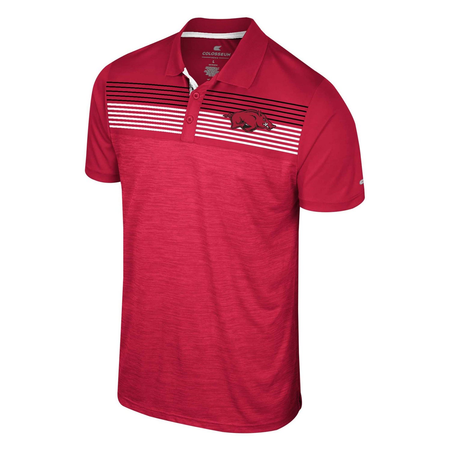 Colosseum Arkansas Razorbacks Big  Tall Langmore Polo - view number 2