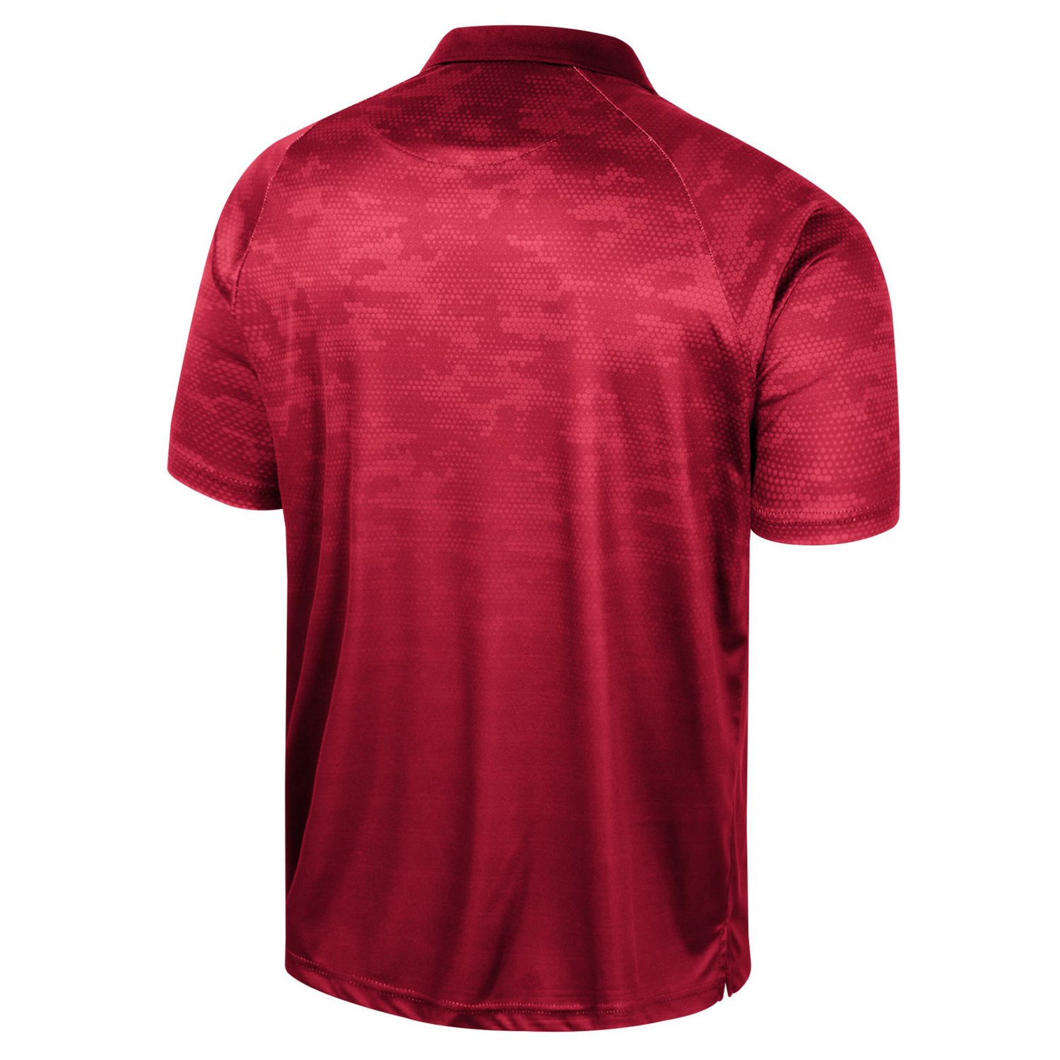 Colosseum Arkansas Razorbacks Honeycomb Raglan Polo                                                                              - view number 3