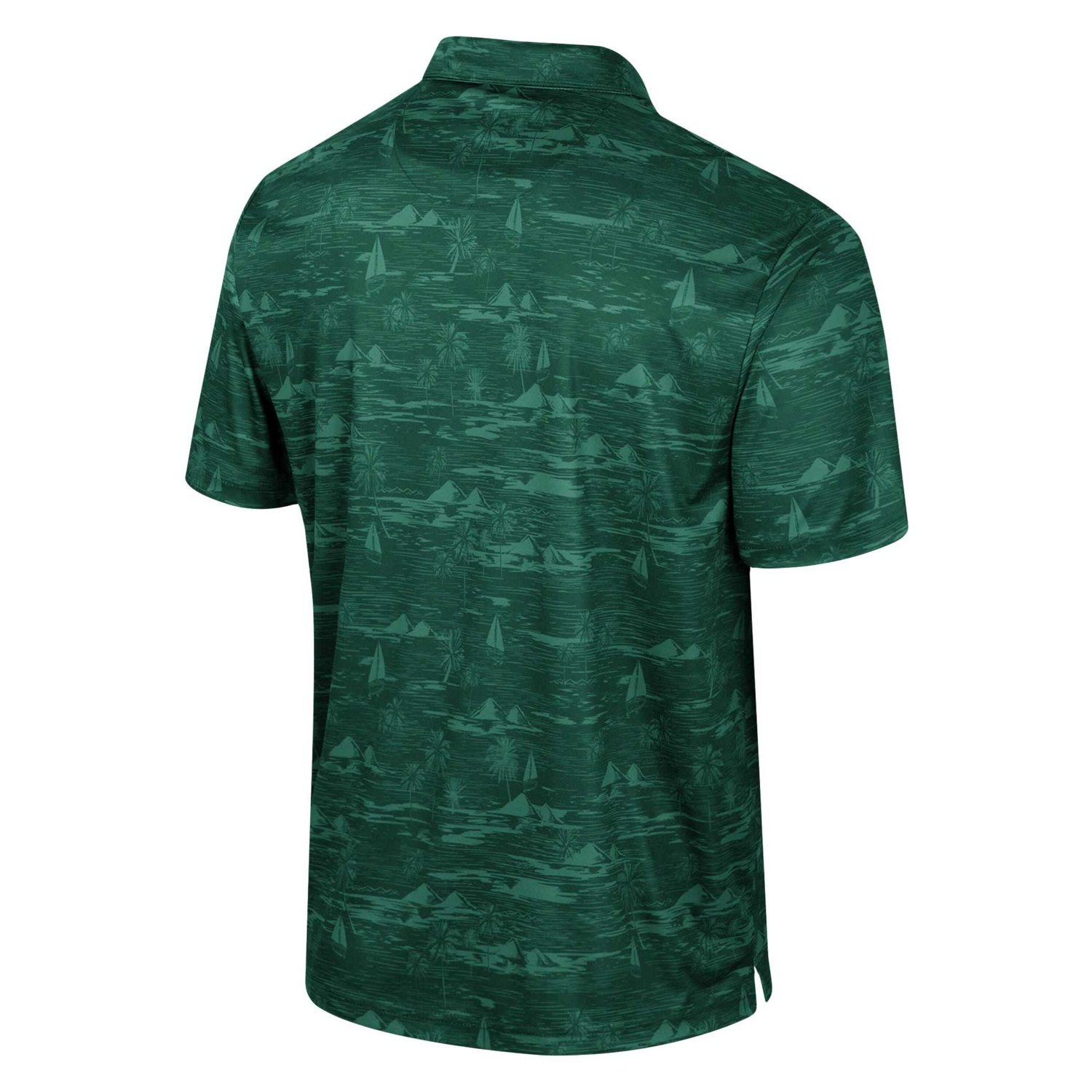 Colosseum Baylor Bears Daly Print Polo
