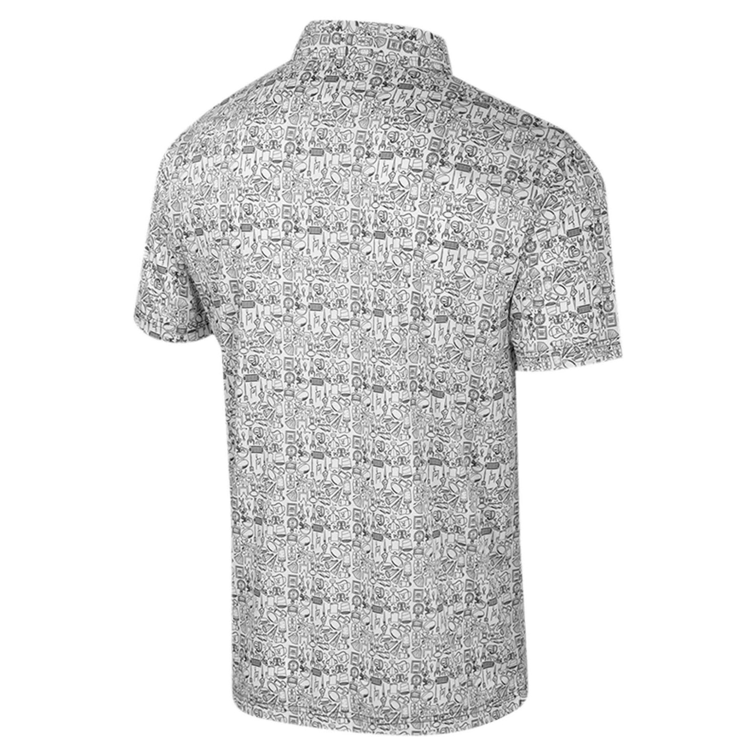 Colosseum Baylor Bears It's Time Allover Print Polo