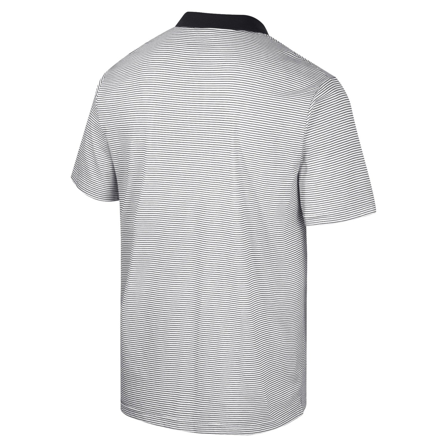 Colosseum Black Colorado Buffaloes Print Stripe Polo - view number 3