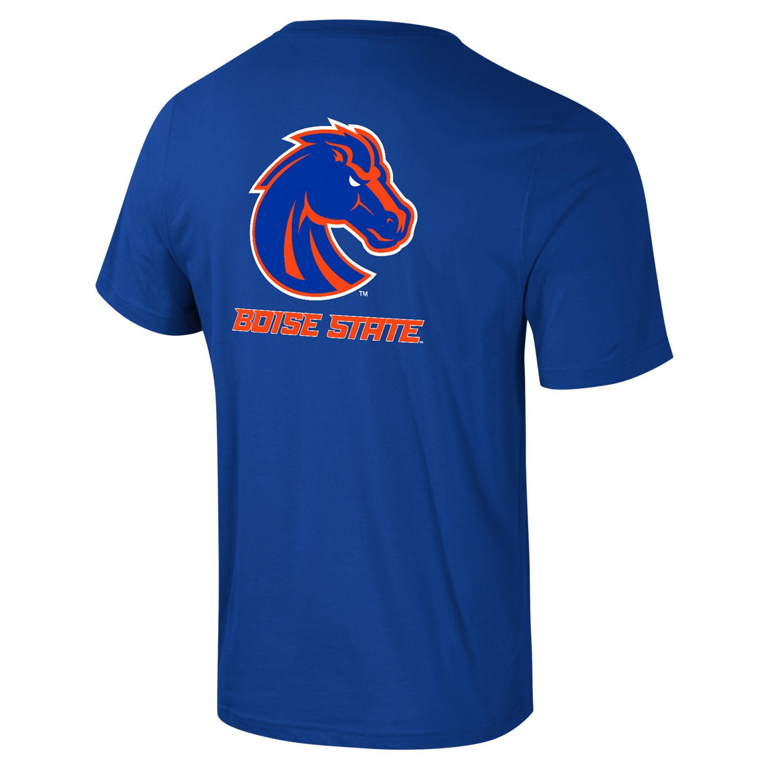 Colosseum Boise State Broncos Logo Lockup 2-Hit Active Blend T-Shirt - view number 2