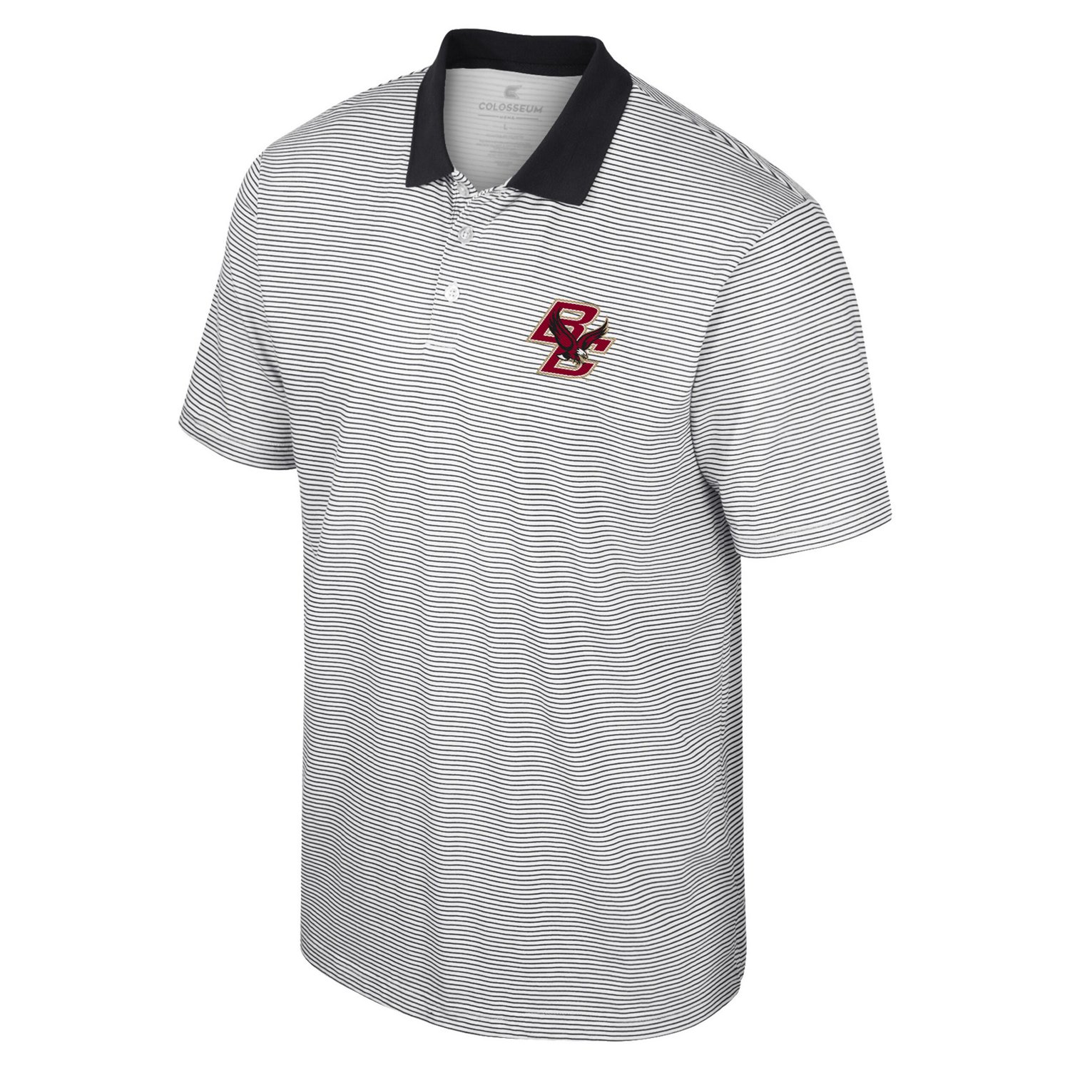 Colosseum Boston College Eagles Print Stripe Polo                                                                                - view number 2