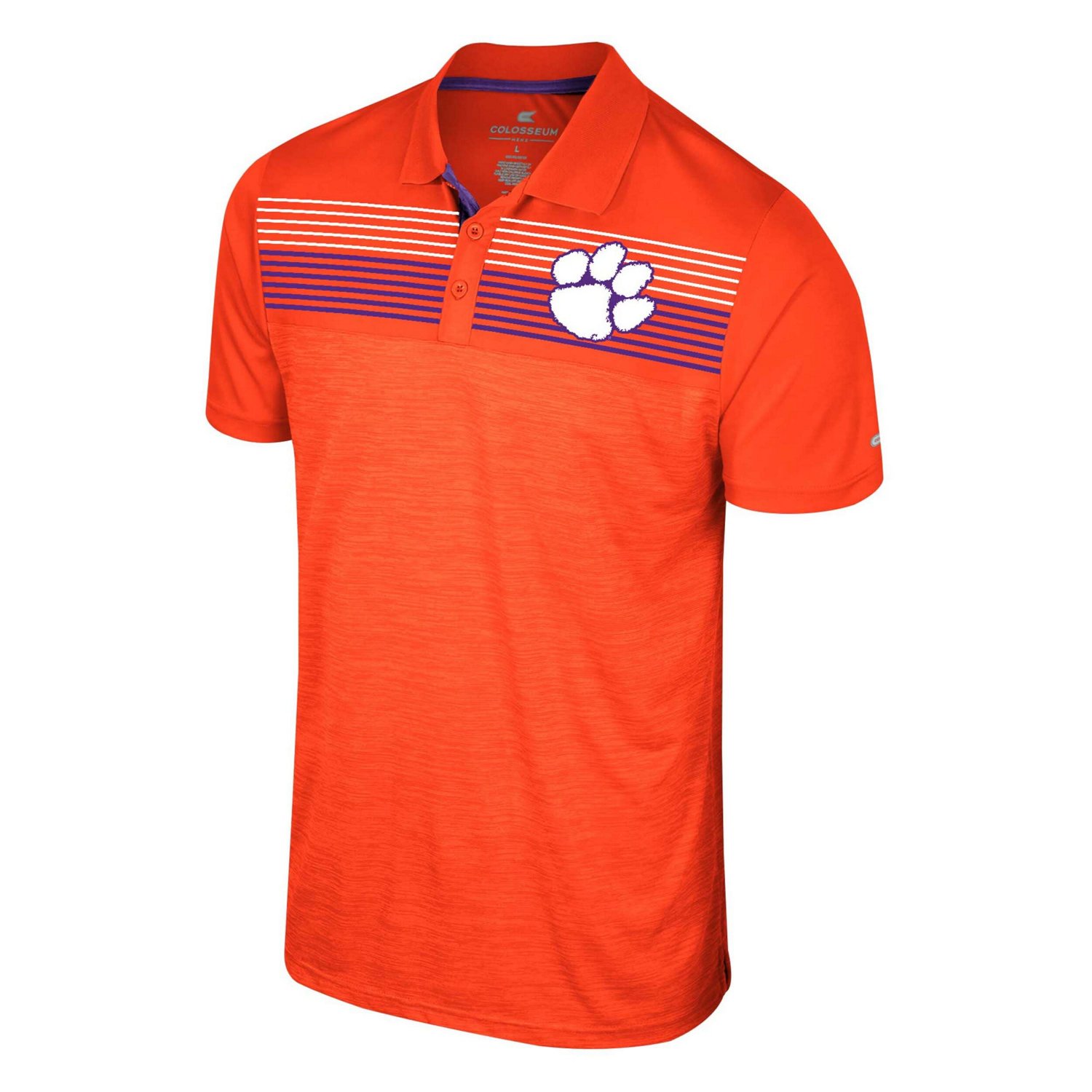 Colosseum Clemson Tigers Big  Tall Langmore Polo - view number 2