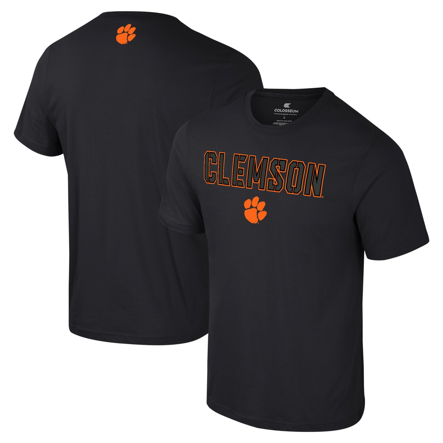 Colosseum Clemson Tigers Color Pop Active Blend T-Shirt                                                                          - view number 1