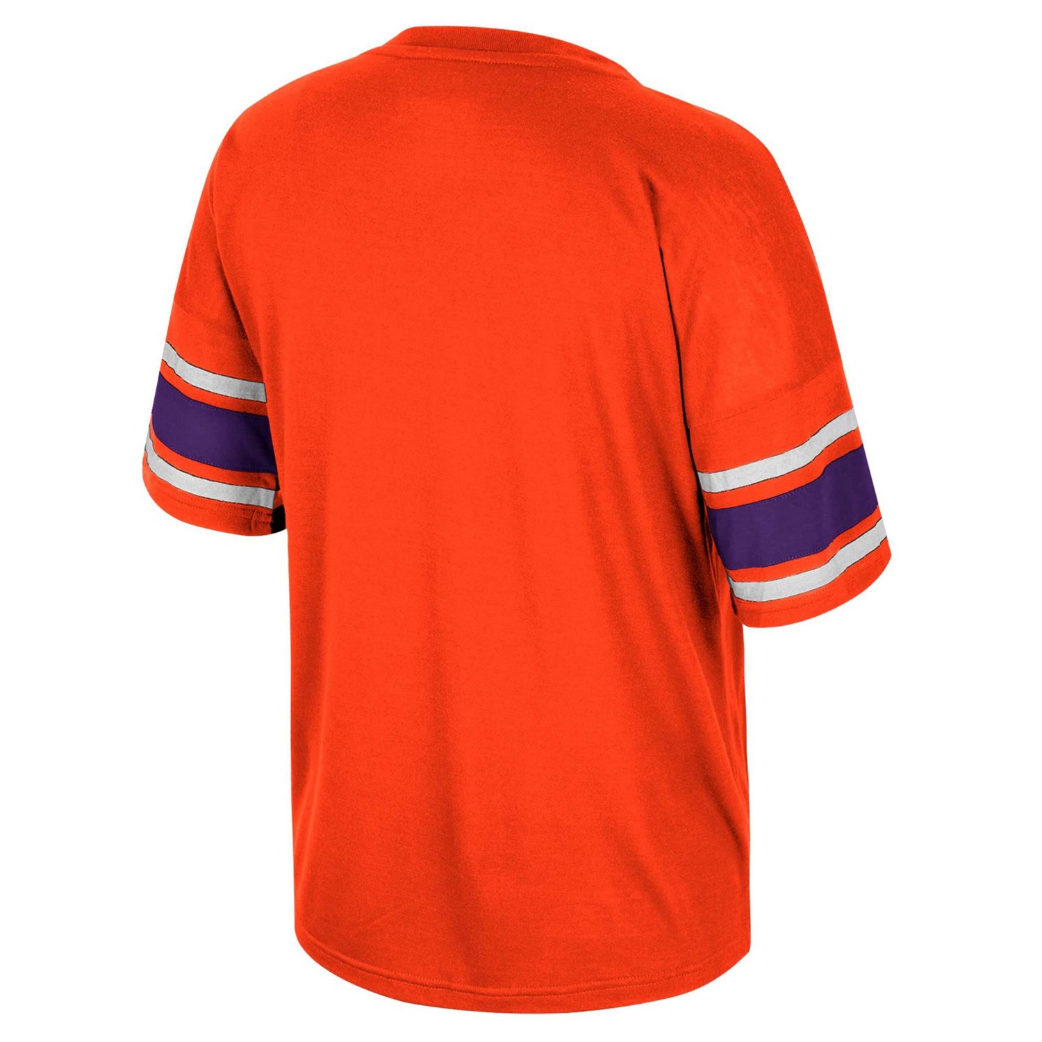 Colosseum Clemson Tigers I'm Gliding Here Rhinestone T-Shirt                                                                     - view number 3