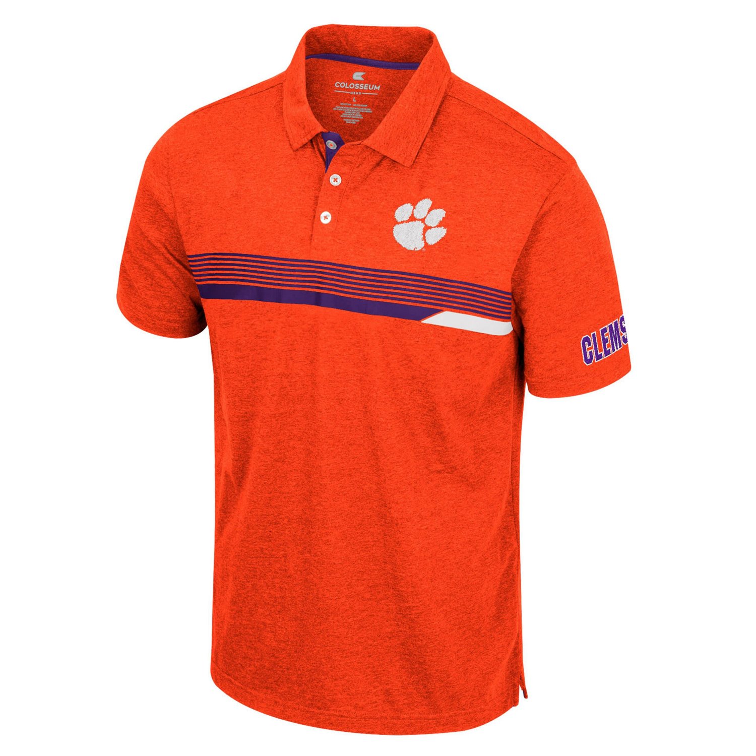Colosseum Clemson Tigers No Problemo Polo                                                                                        - view number 2