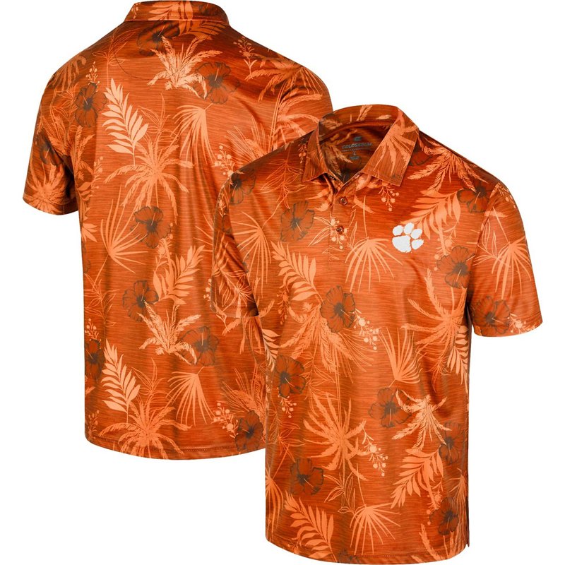 Colosseum Clemson Tigers Palms Team Polo-image