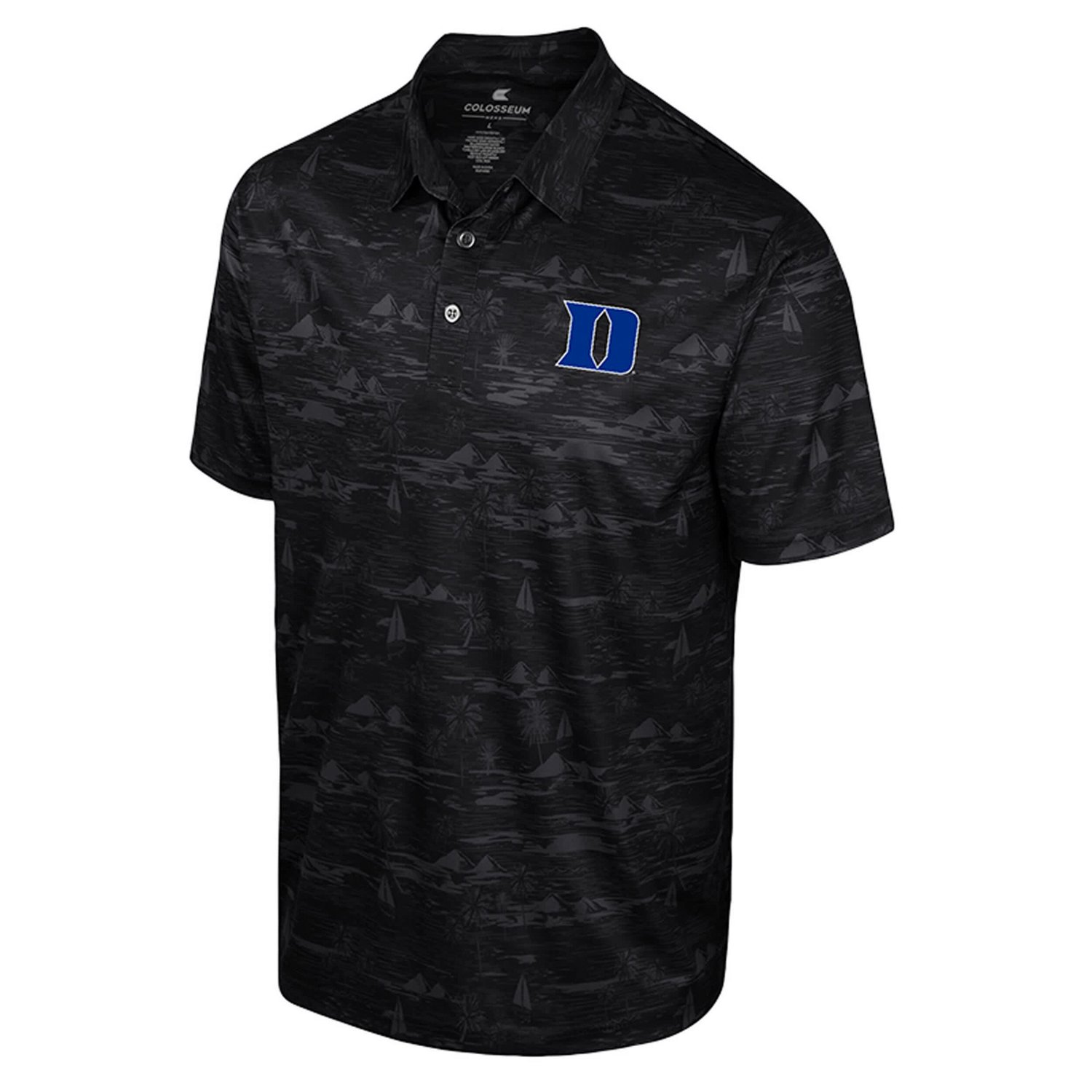 Colosseum Duke Blue Devils Daly Print Polo - view number 2