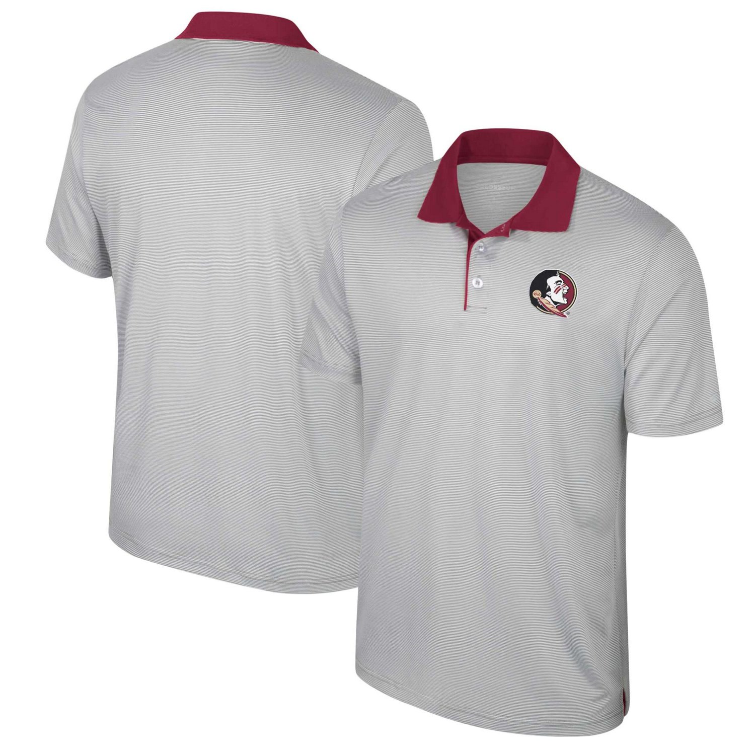 Colosseum Florida State Seminoles Big  Tall Tuck Striped Polo