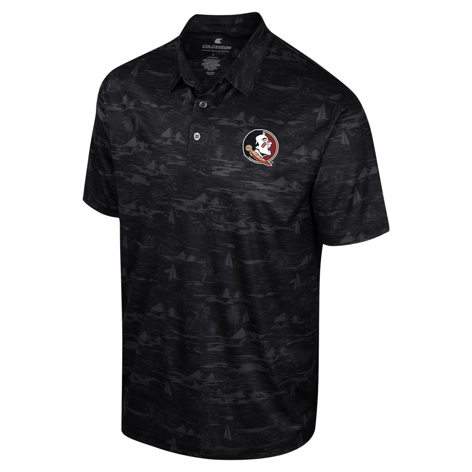 Colosseum Florida State Seminoles Daly Print Polo - view number 2