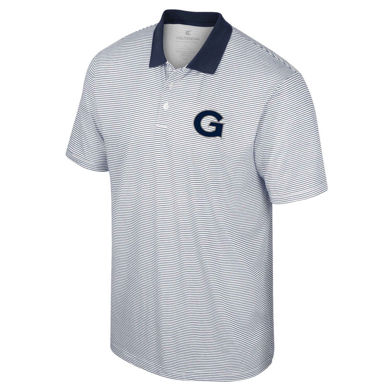 Colosseum Georgetown Hoyas Print Stripe Polo                                                                                     - view number 2