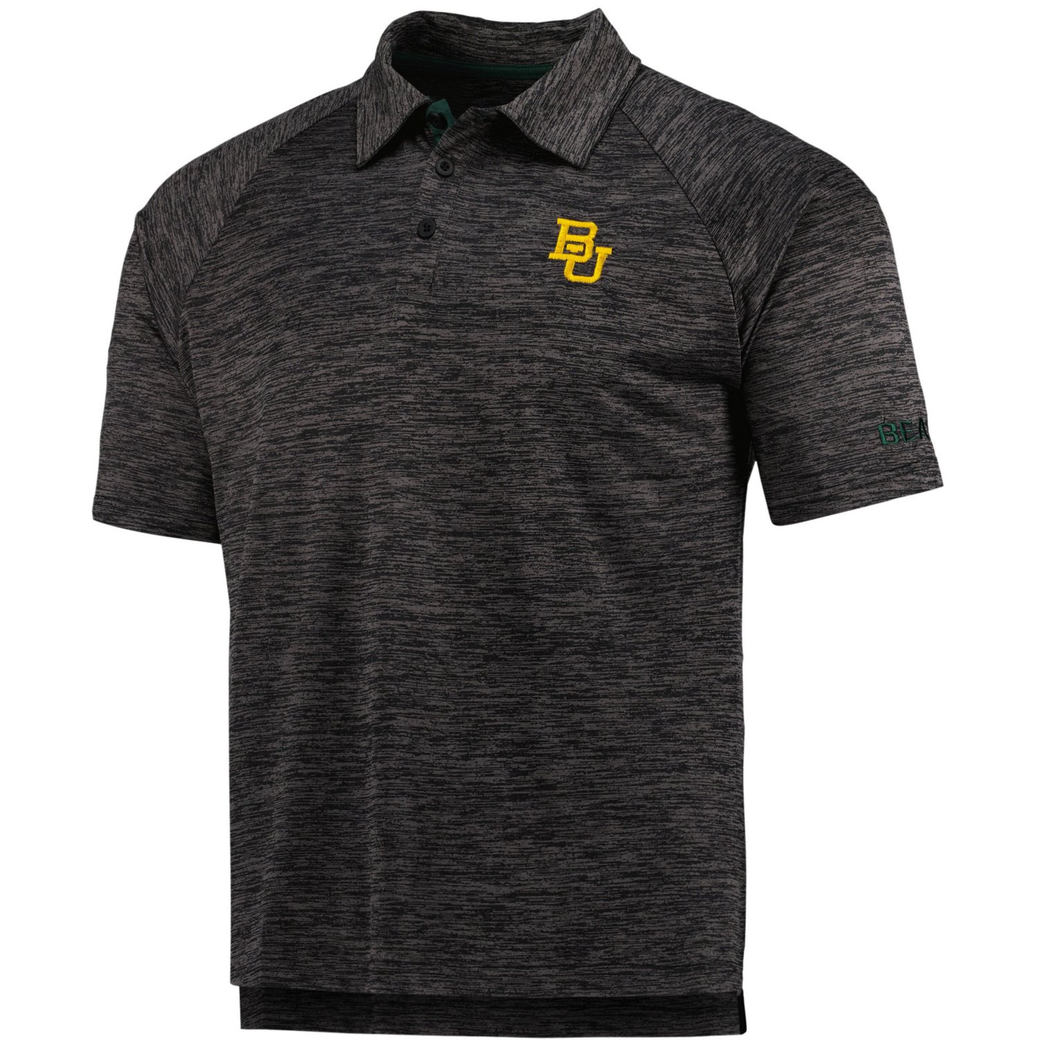 Colosseum Heathered Baylor Bears Down Swing Polo - view number 2