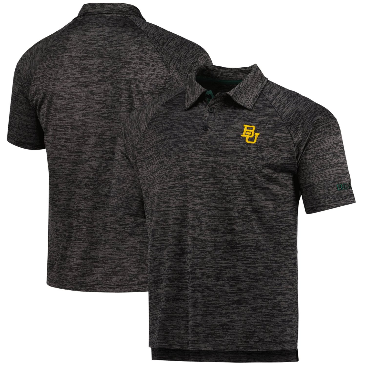 Colosseum Heathered Baylor Bears Down Swing Polo