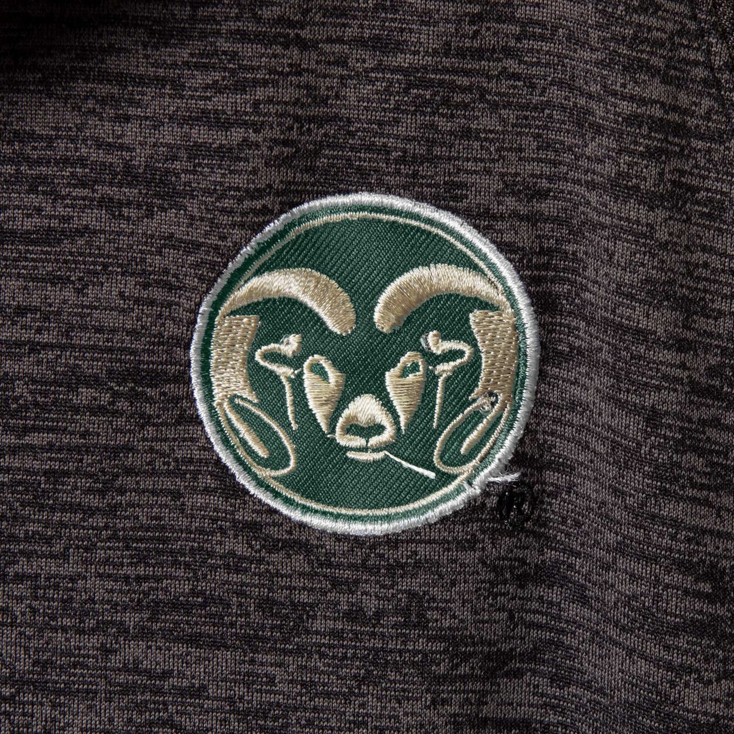 Colosseum Heathered Colorado State Rams Logo Down Swing Polo                                                                     - view number 4