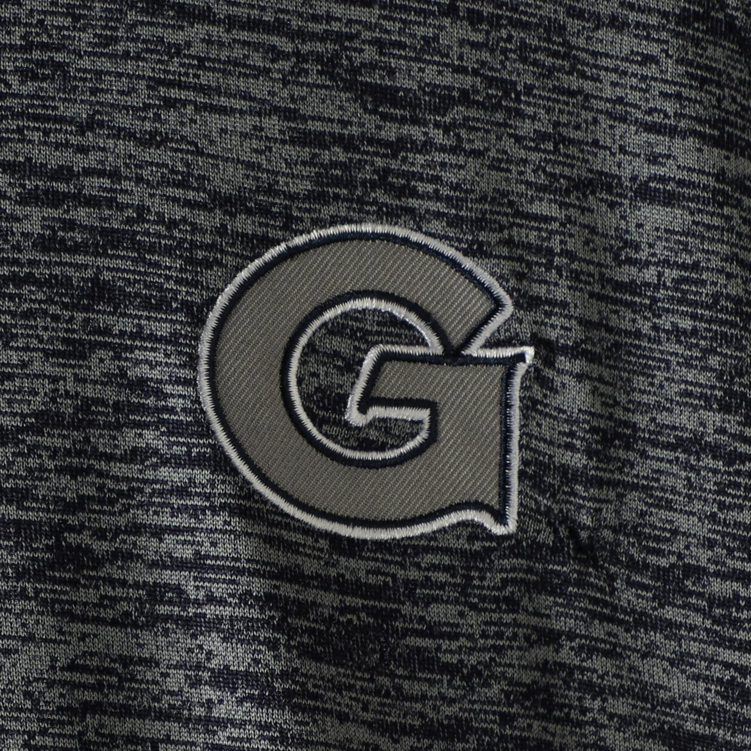 Colosseum Heathered Georgetown Hoyas Down Swing Raglan Polo - view number 4