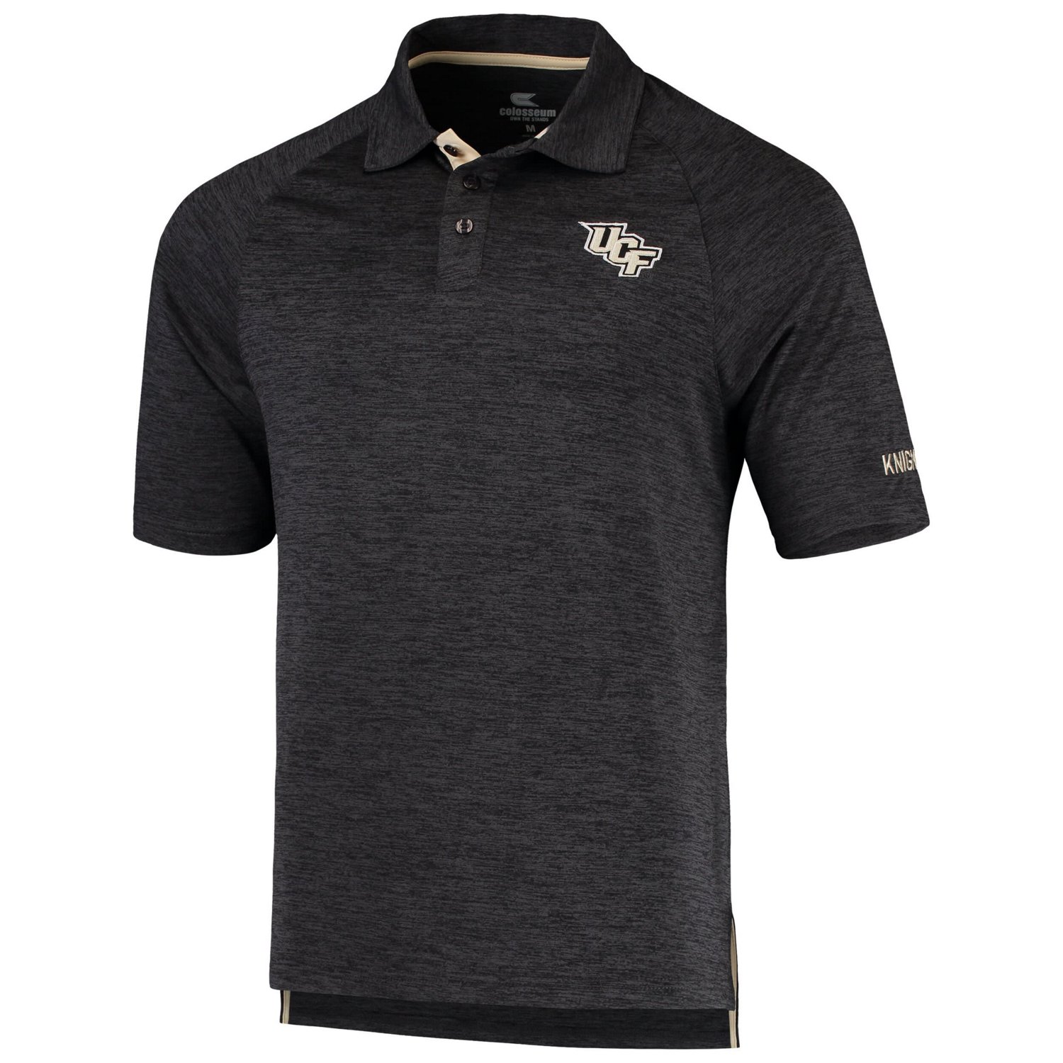 Colosseum Heathered UCF Knights Down Swing Polo
