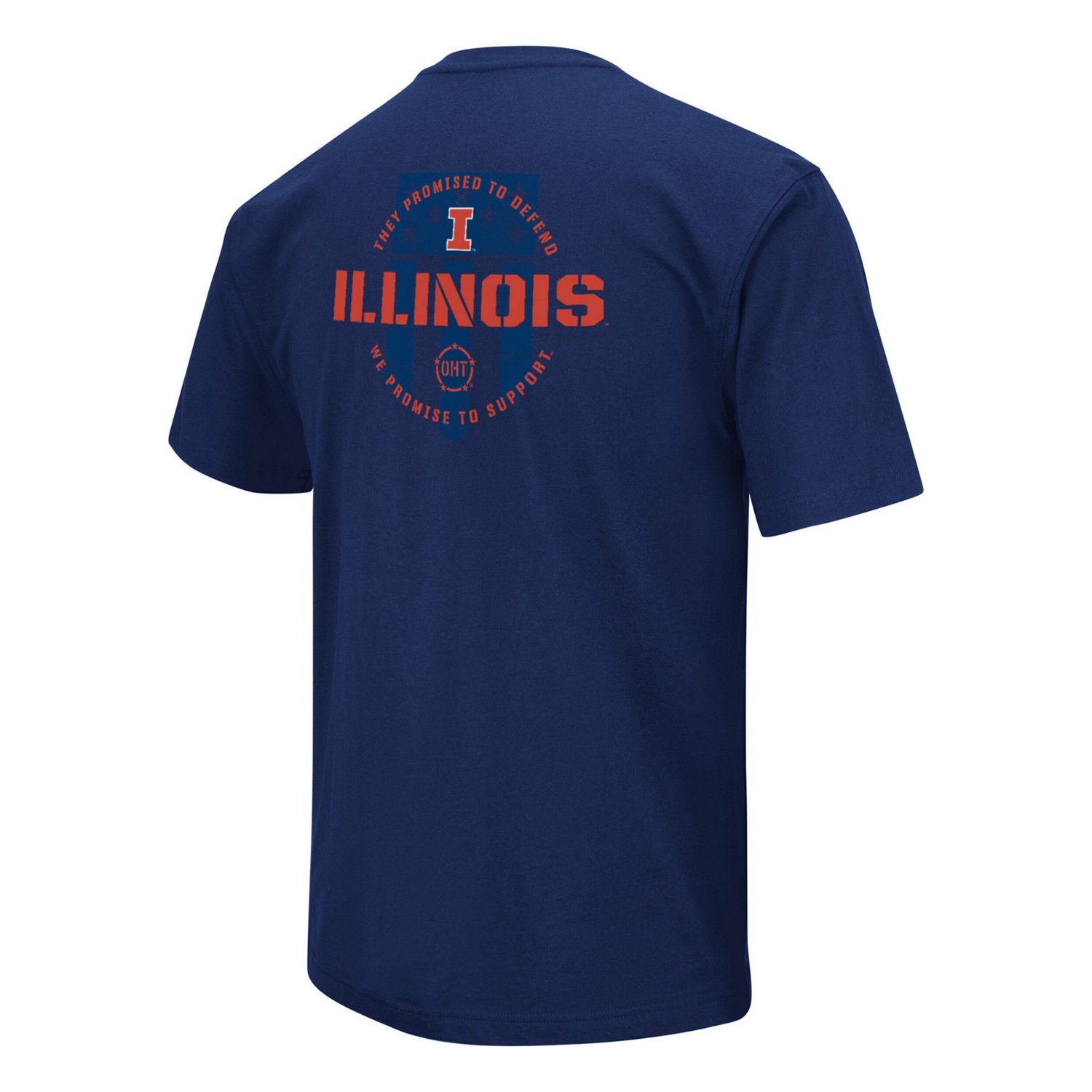 Colosseum Illinois Fighting Illini OHT Military Appreciation T-Shirt - view number 3