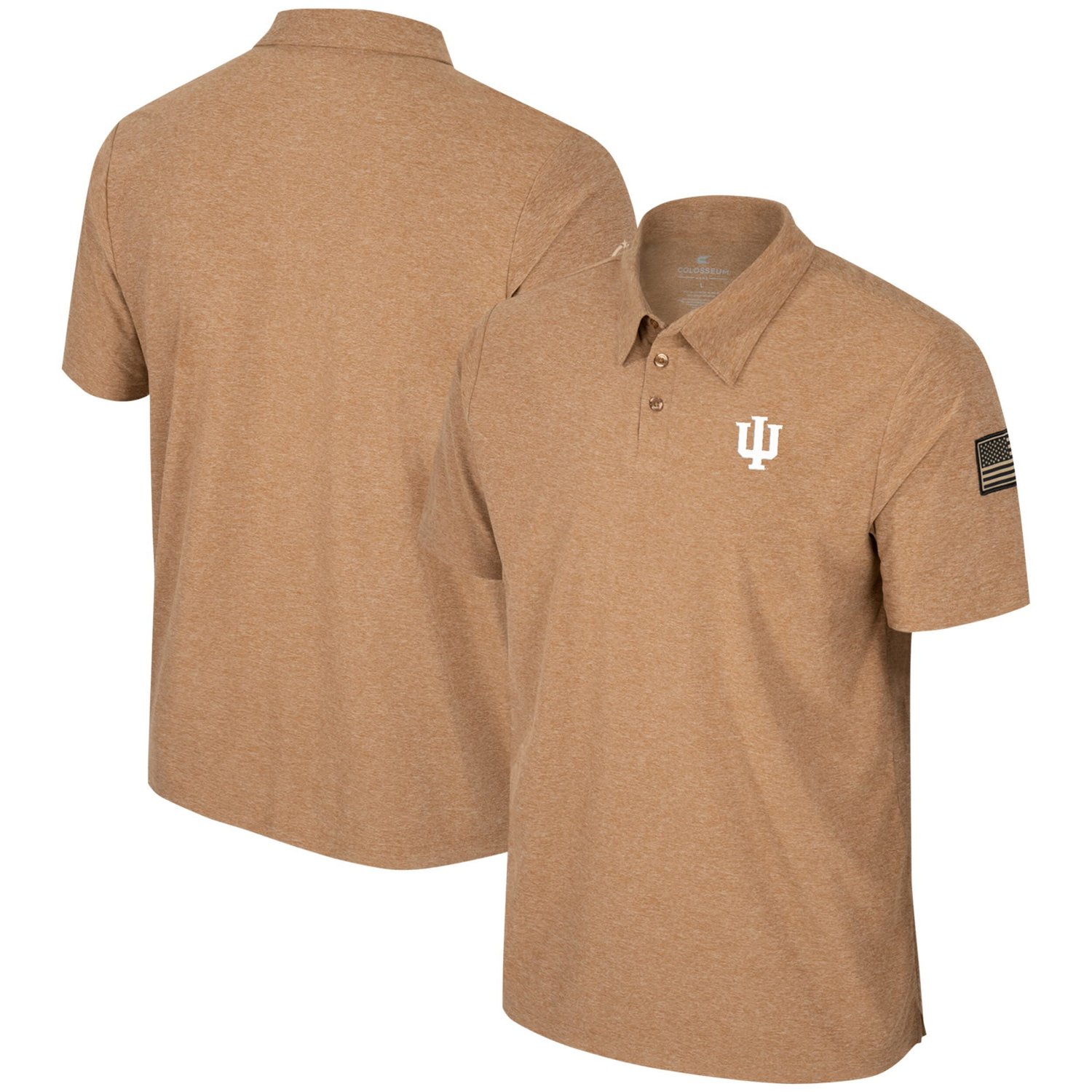 Colosseum Indiana Hoosiers OHT Military Appreciation Cloud Jersey Desert Polo                                                   