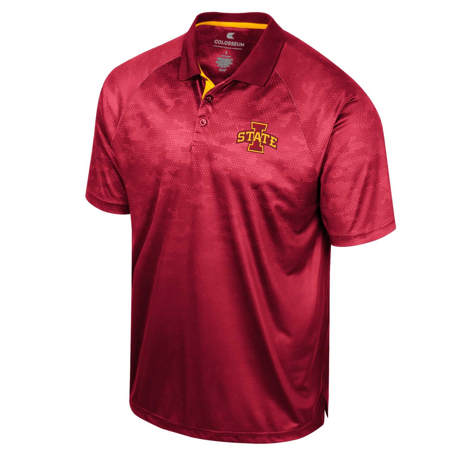 Colosseum Iowa State Cyclones Honeycomb Raglan Polo                                                                              - view number 2