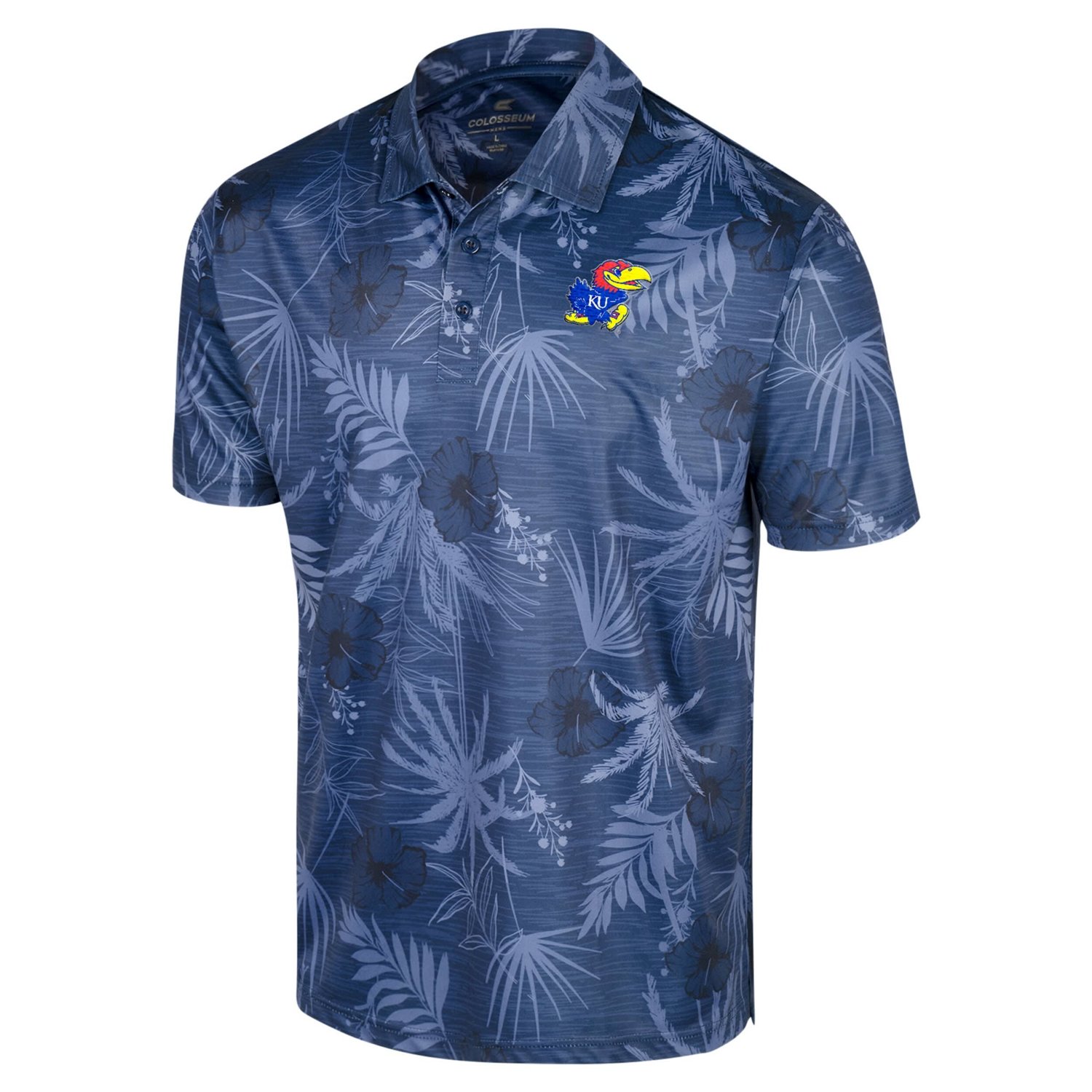 Colosseum Kansas Jayhawks Big  Tall Palms Polo                                                                                   - view number 2