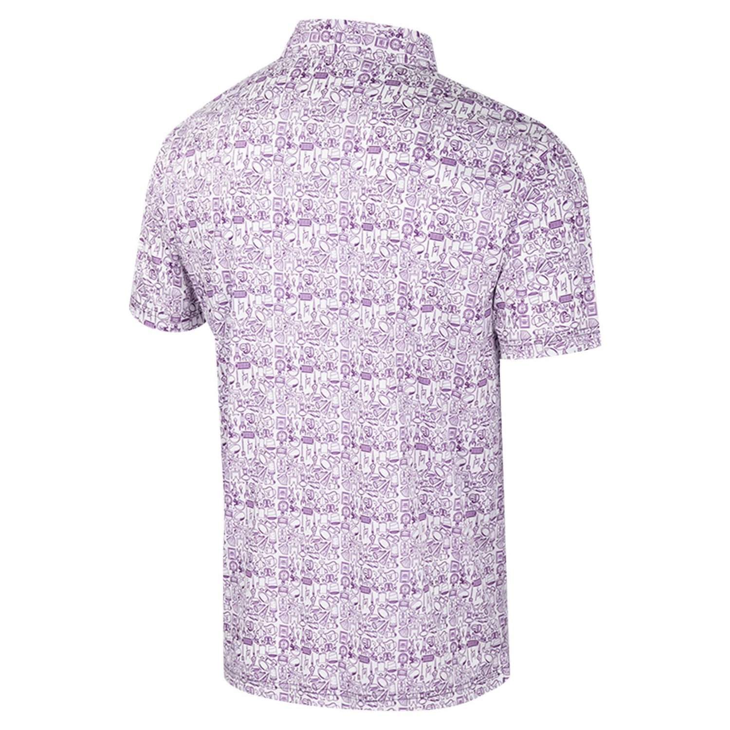 Colosseum Kansas State Wildcats It's Time Allover Print Polo - view number 3