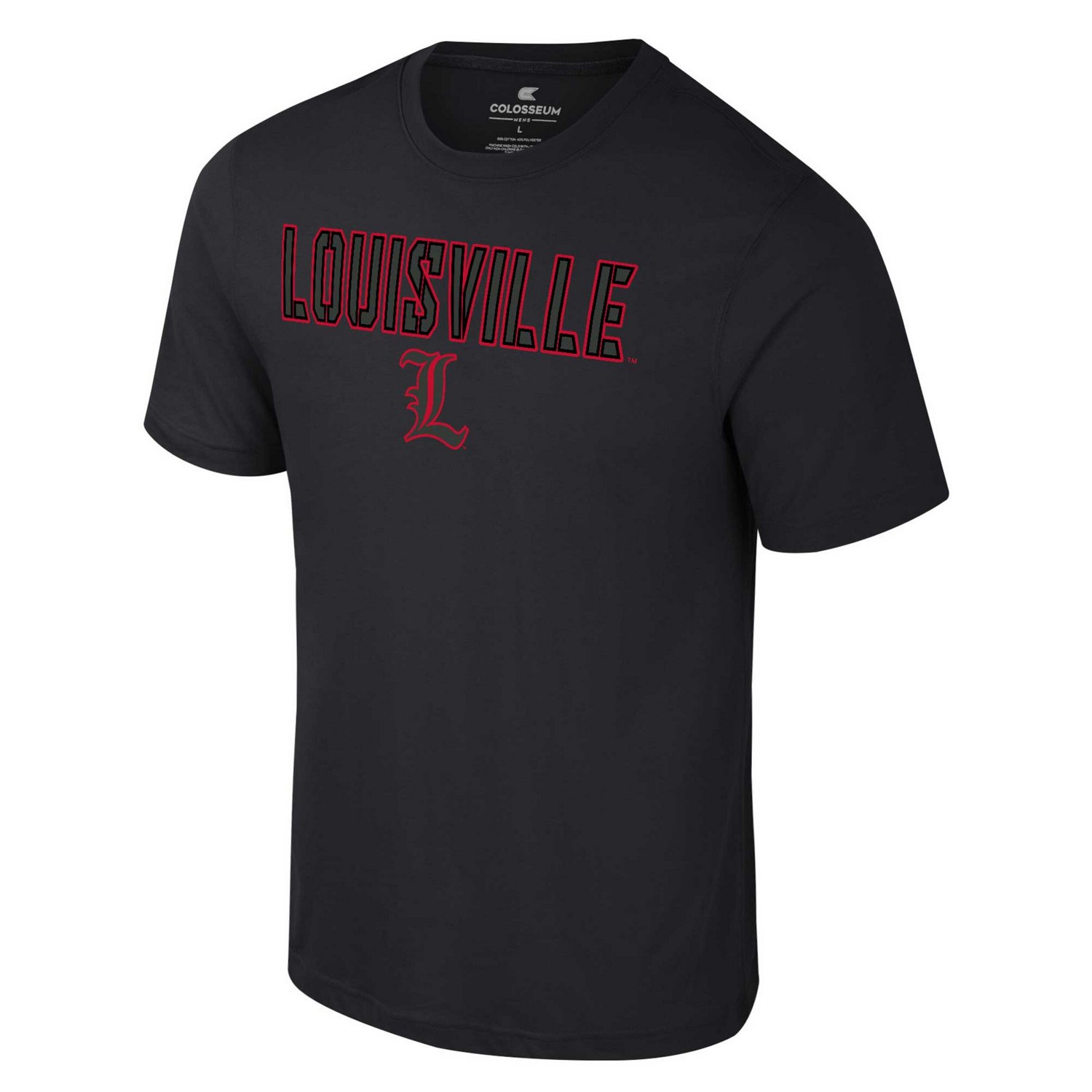 Colosseum Louisville Cardinals Color Pop Active Blend T-Shirt - view number 2