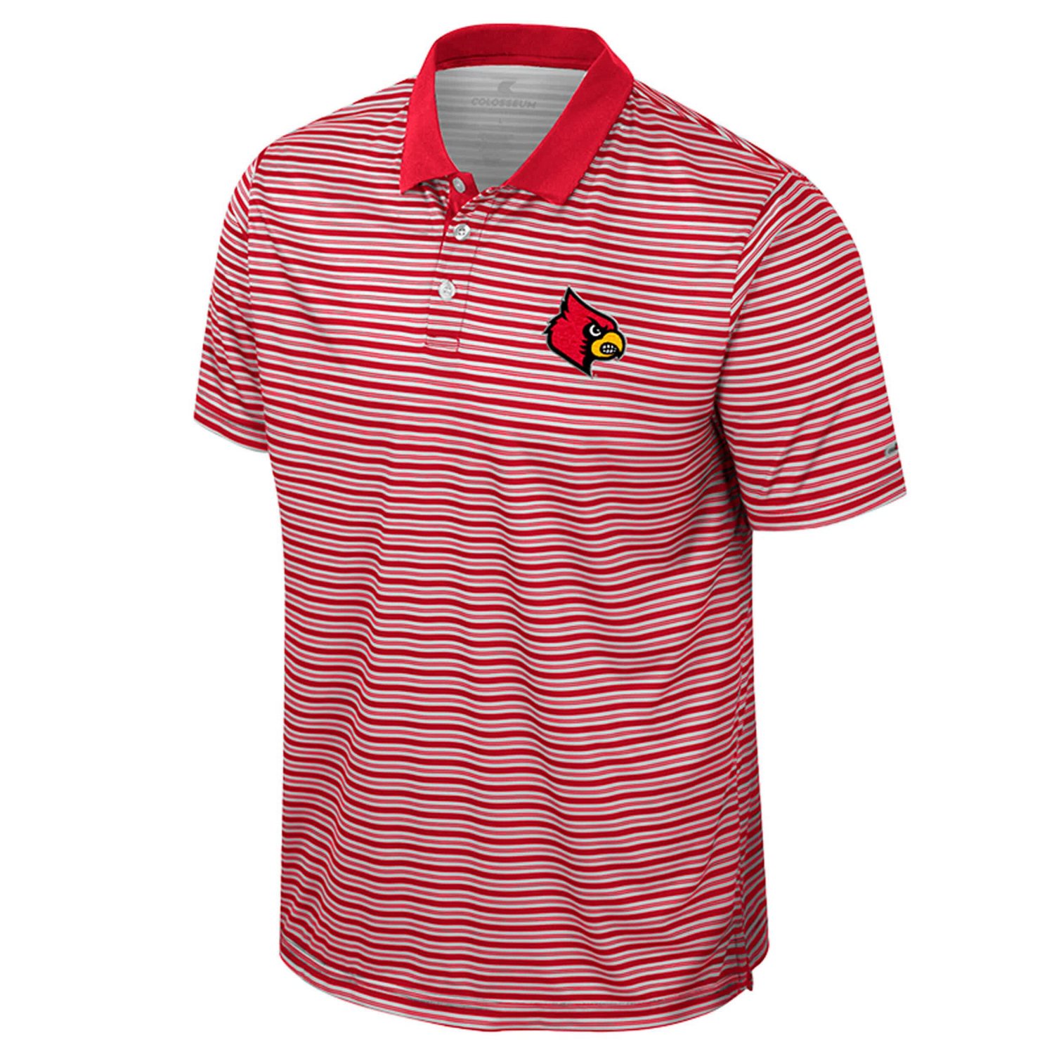 Colosseum Louisville Cardinals Striped Polo - view number 2