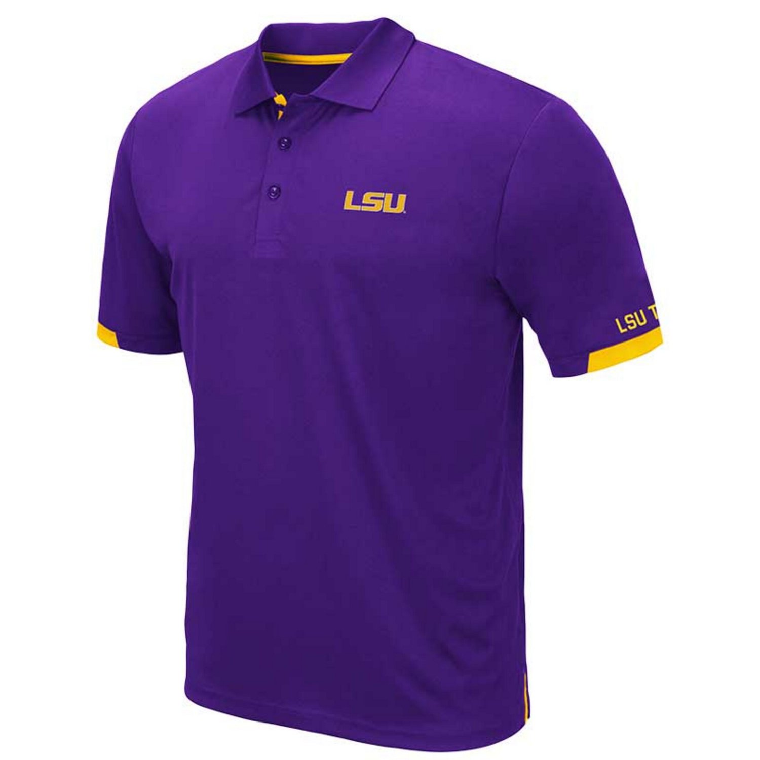 Colosseum LSU Tigers Big  Tall Santry Polo - view number 2