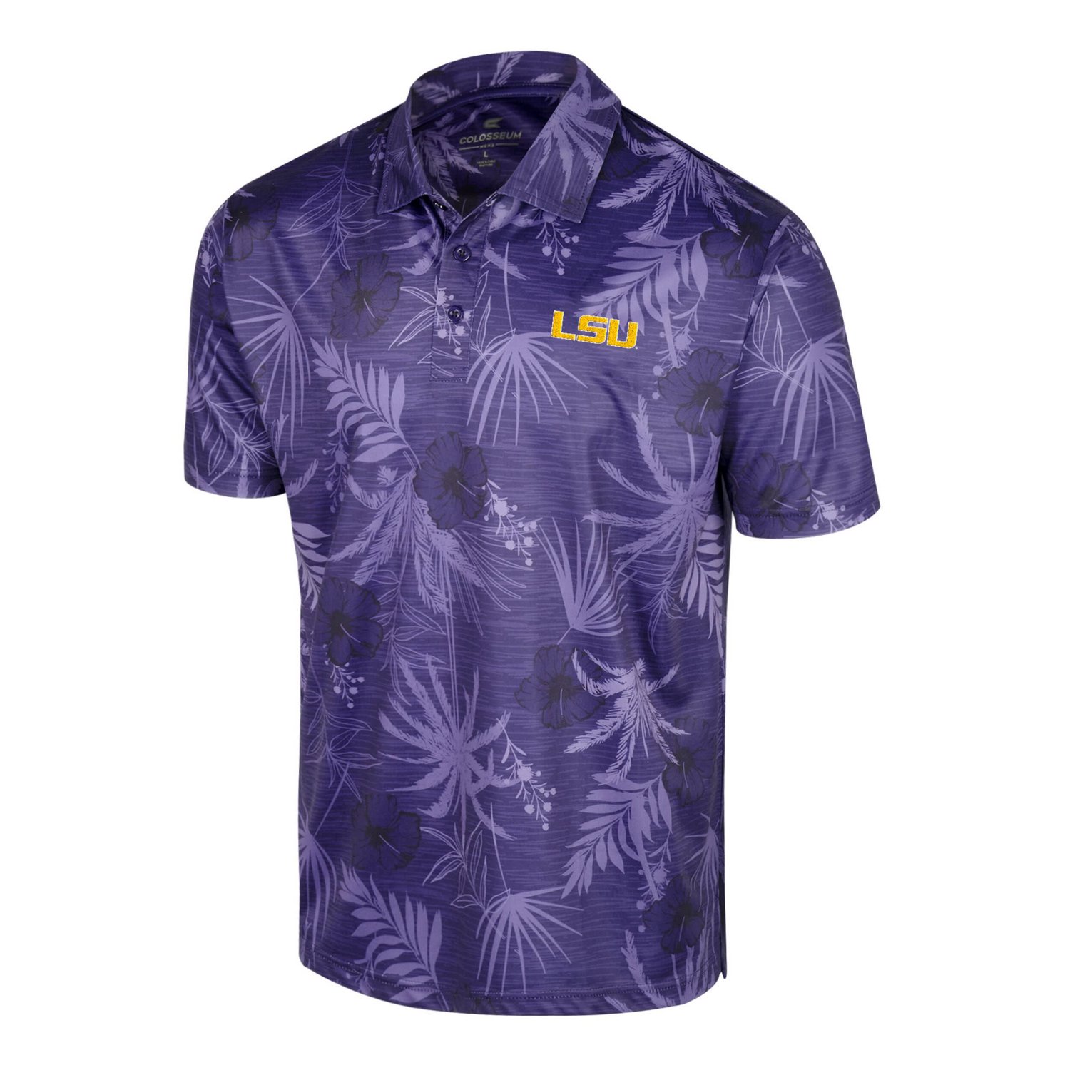 Colosseum LSU Tigers Palms Team Polo                                                                                             - view number 2