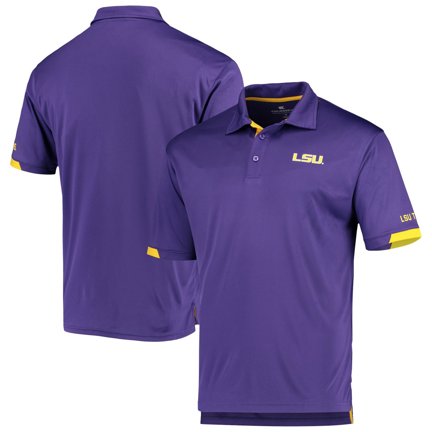 Colosseum LSU Tigers Santry Lightweight Polo                                                                                     - view number 1