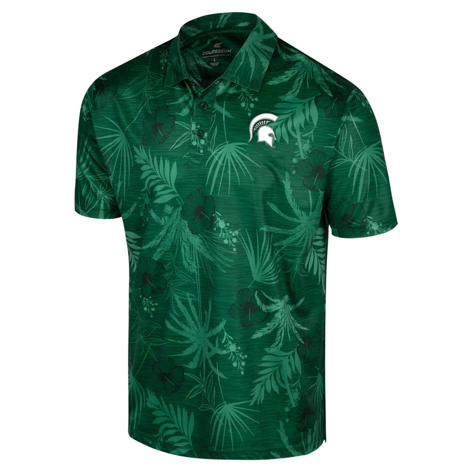 Colosseum Michigan State Spartans Big  Tall Palms Polo